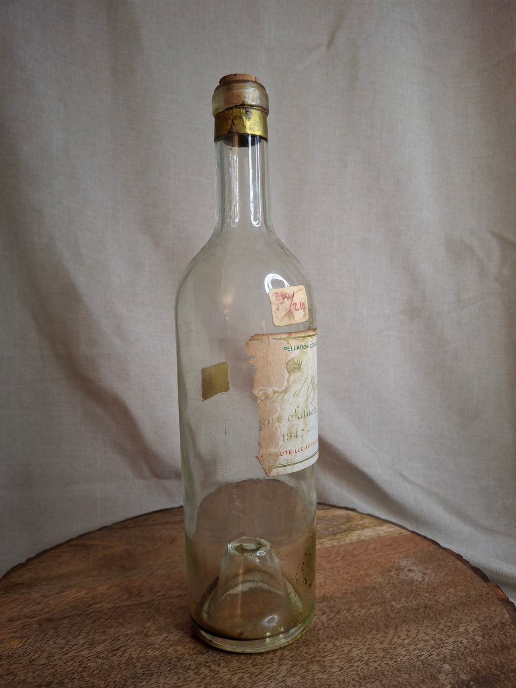 Vintage 1947 Chateau d'Yquem Empty Wine Bottle 750ml Sauternes Lur-Saluces France