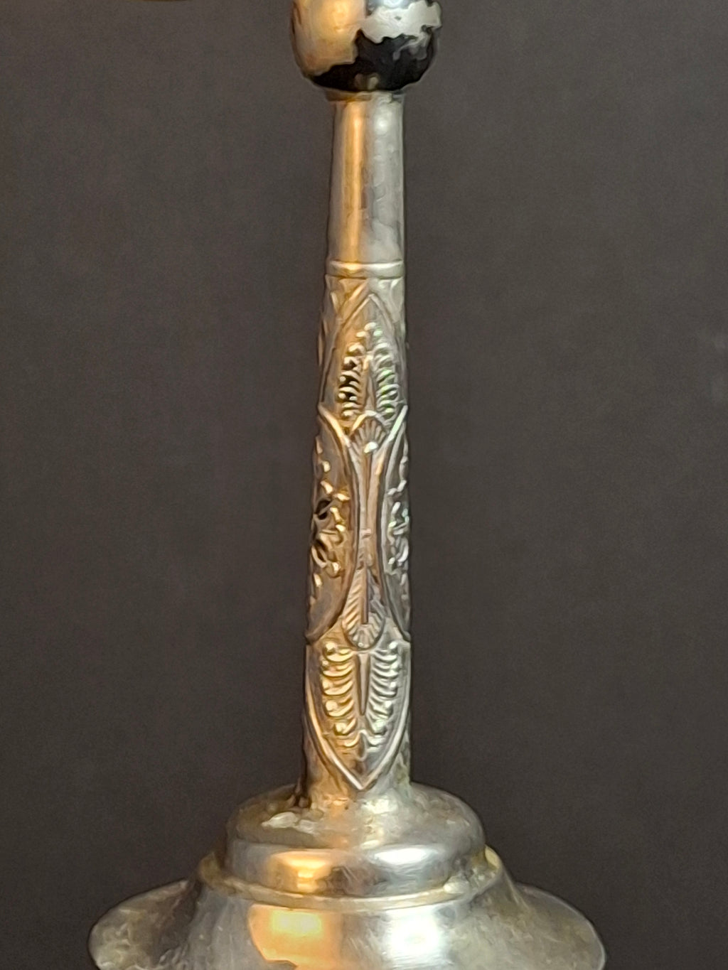 Antique 800 Silver Filigree Besamim Spice Tower Havdalah Judaica Tower Flag 86g