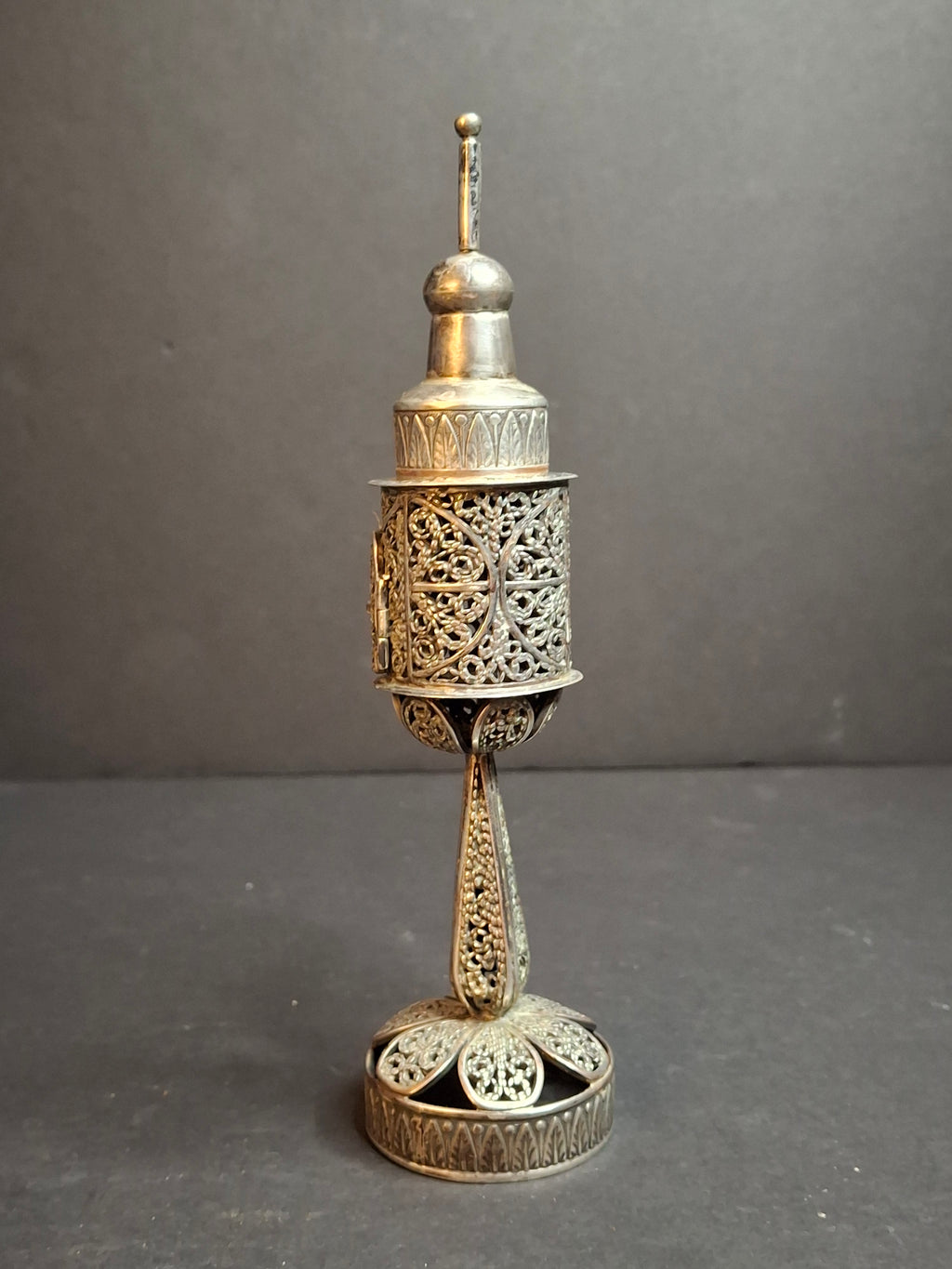 Antique Imperial Russian 84 Silver Besamim Spice Tower Fabergé KF Judaica 134g
