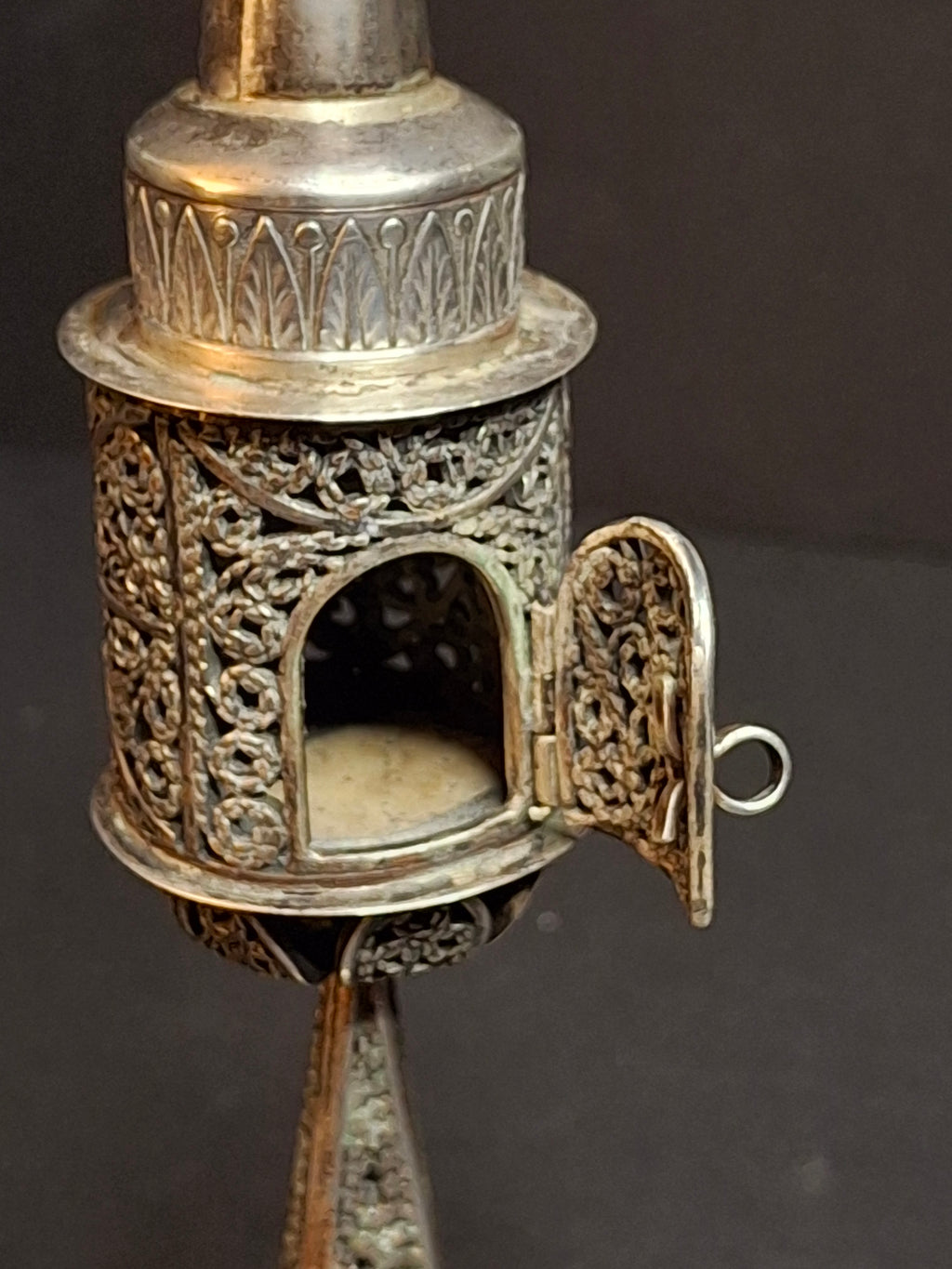 Antique Imperial Russian 84 Silver Besamim Spice Tower Fabergé KF Judaica 134g