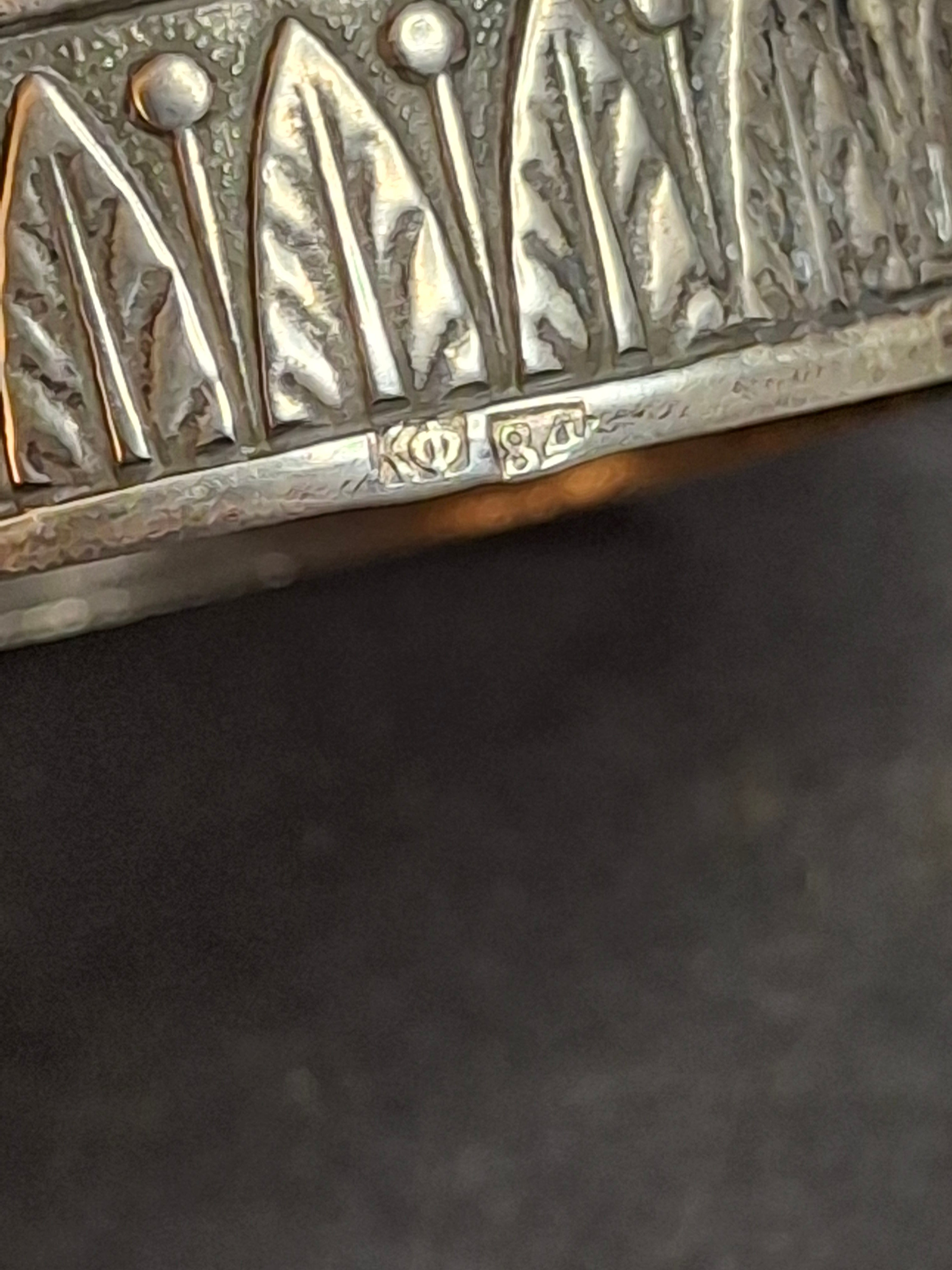 Antique Imperial Russian 84 Silver Besamim Spice Tower Fabergé KF Judaica 134g
