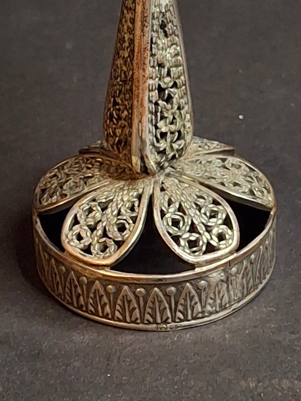 Antique Imperial Russian 84 Silver Besamim Spice Tower Fabergé KF Judaica 134g