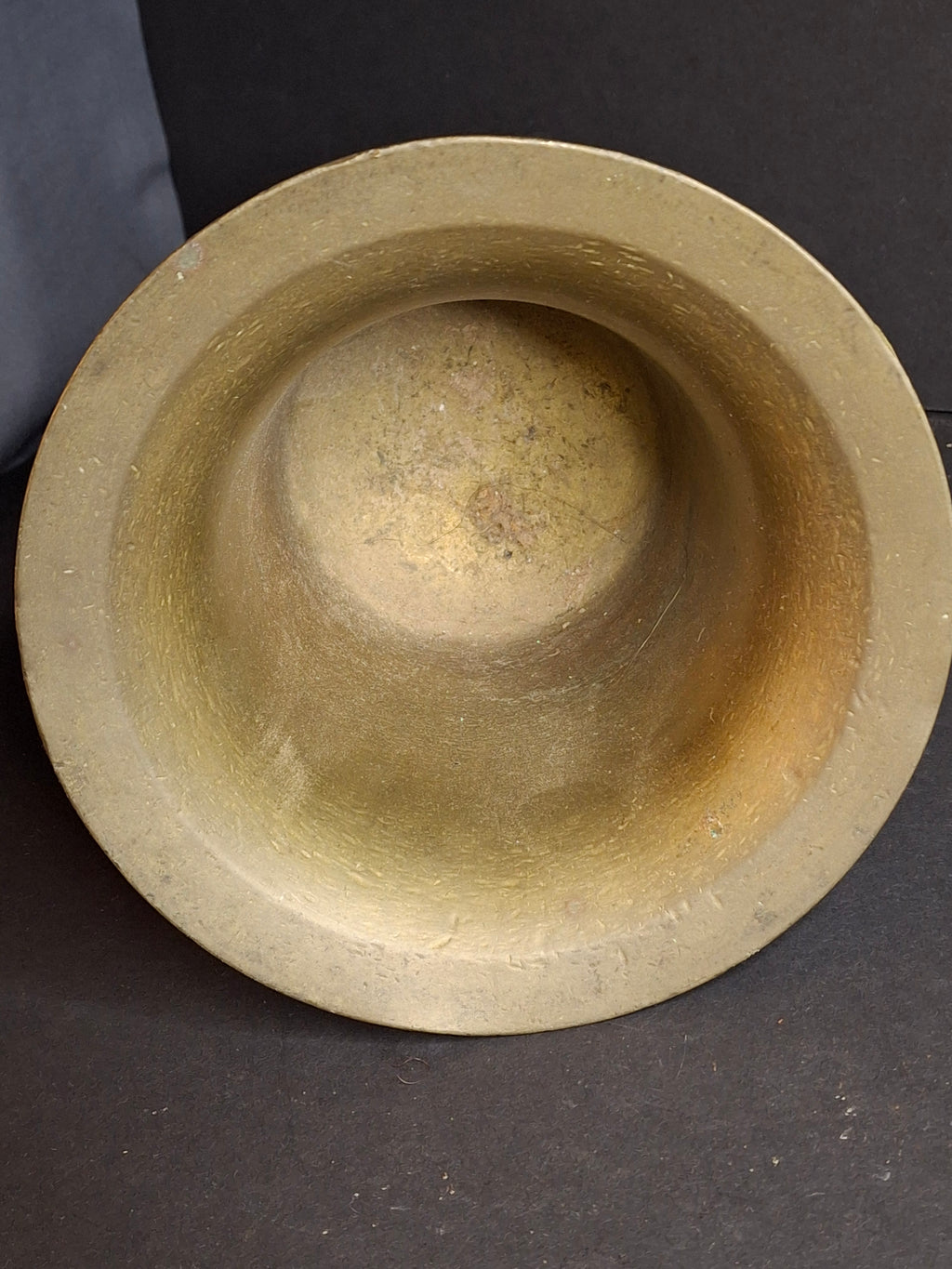 Antique Late 18th - Early 19th Century Judaica Brass Mortar and Pestle Set Heavy 7.5lb Heavy Cast Found J. Greenstein Provenance