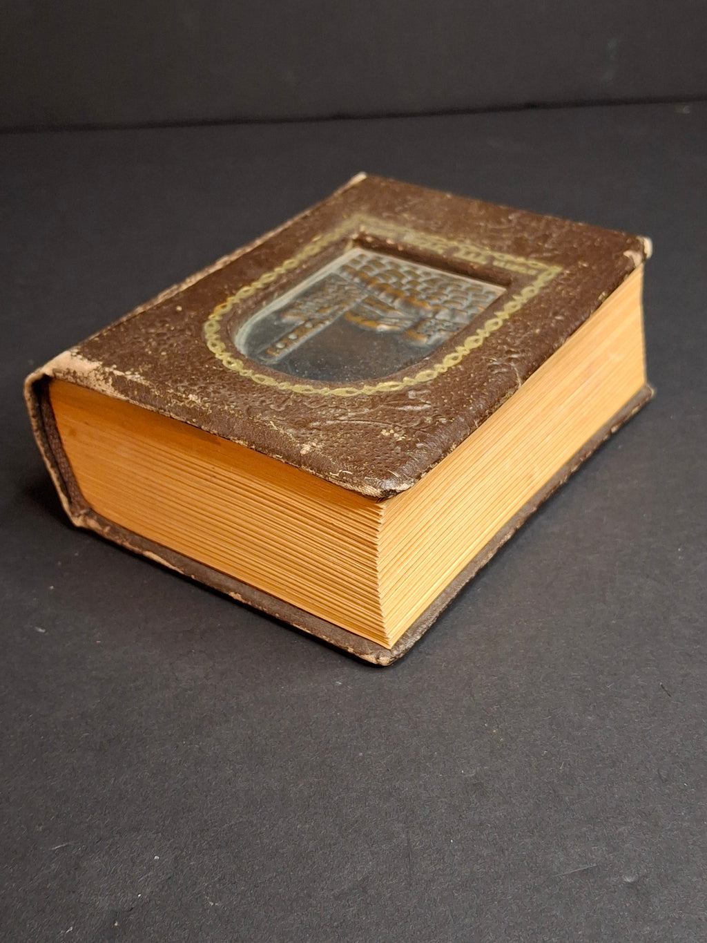 Vintage Bezalel Style Rosh Hashanah Machzor Lewin-Epstein Palestine Leather Copper