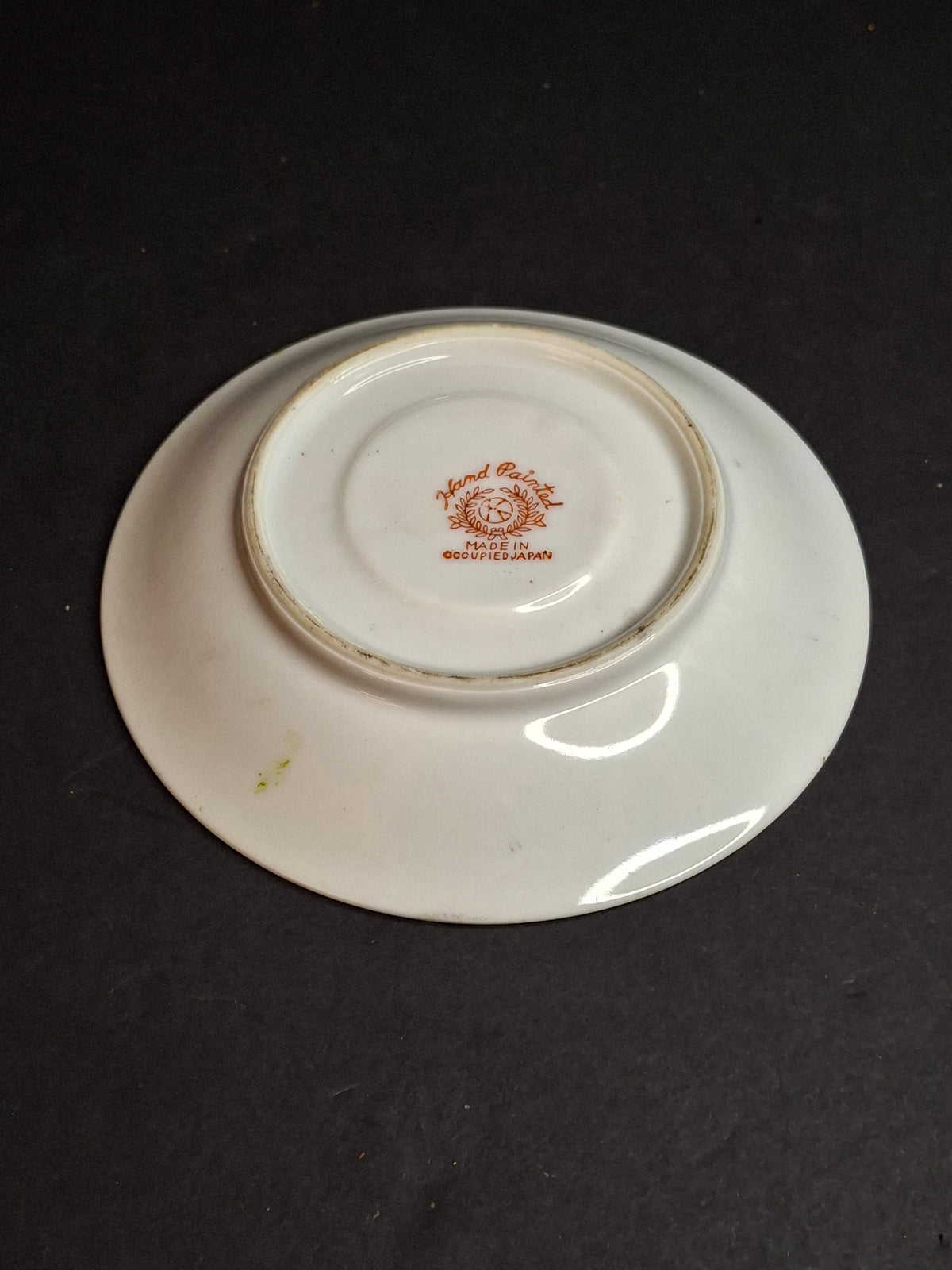 Vintage Occupied Japan Dragonware Cup and Saucer Moriage Hand Painted Demitasse