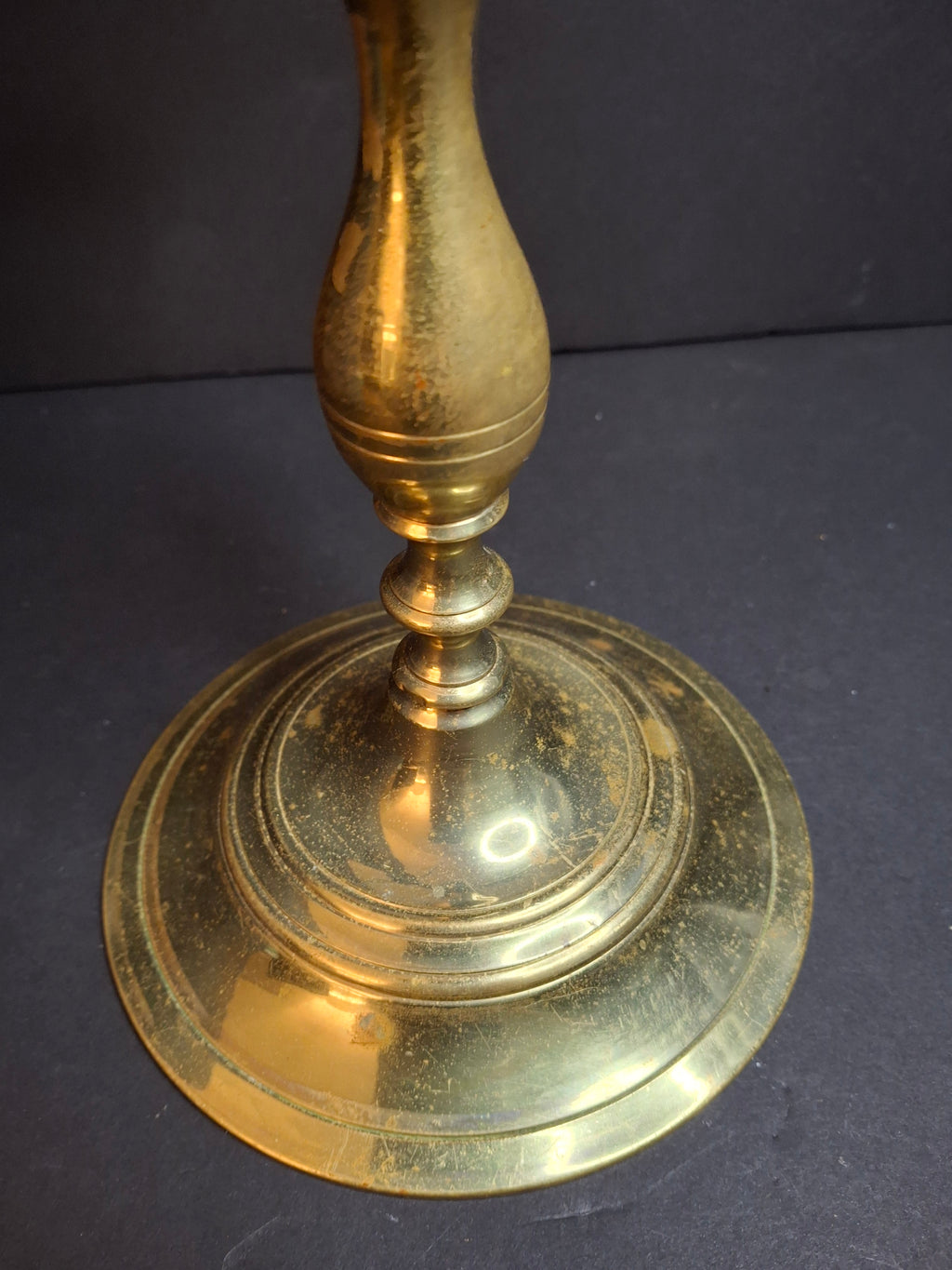 Vintage Polish Style Brass Shabbat Candelabra 5 Light Lion of Judah Openwork 14.5"