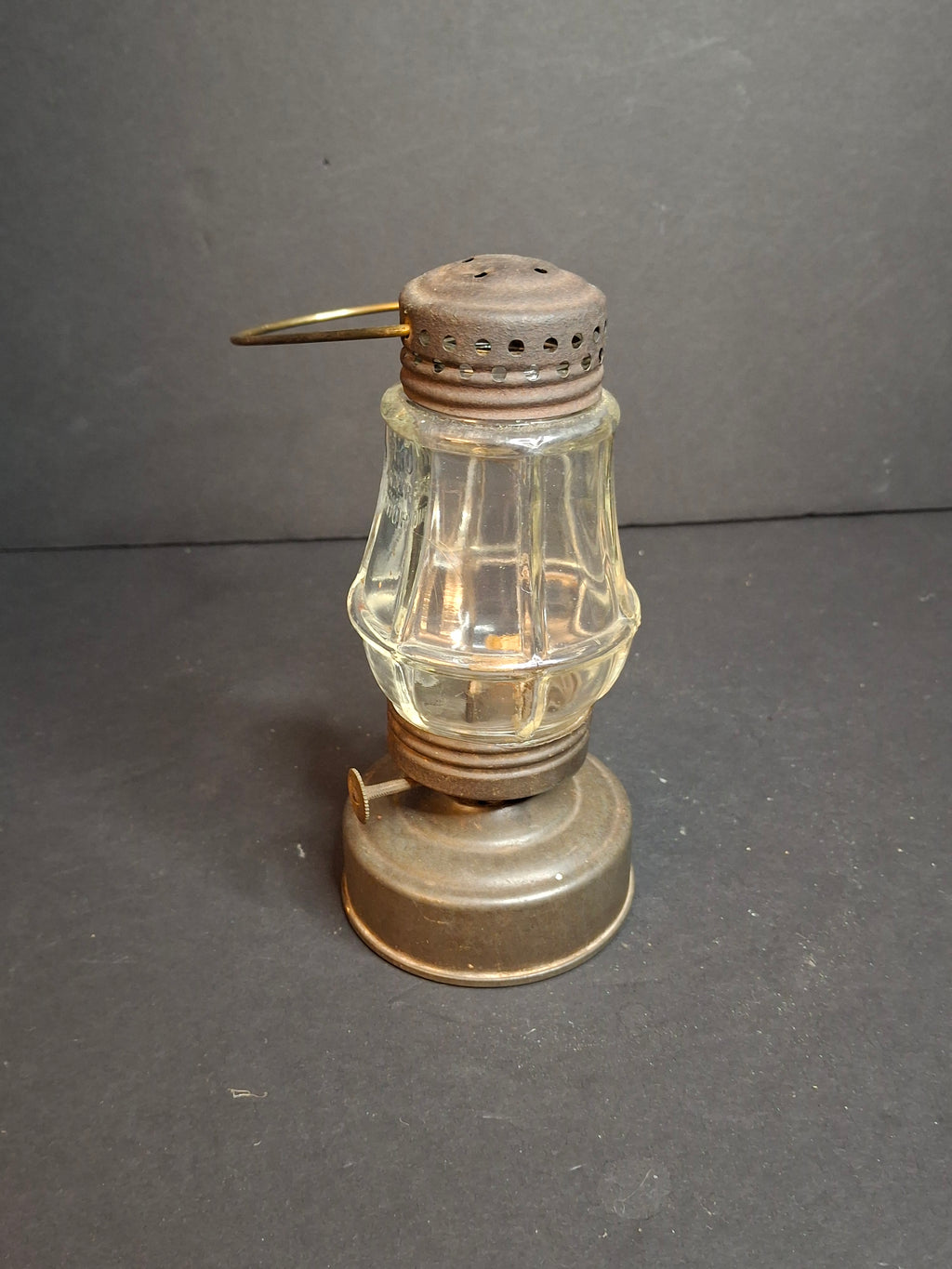 Antique PERKO Wonder Junior Skater's Lantern Perkins Marine Lamp Oil Kerosene
