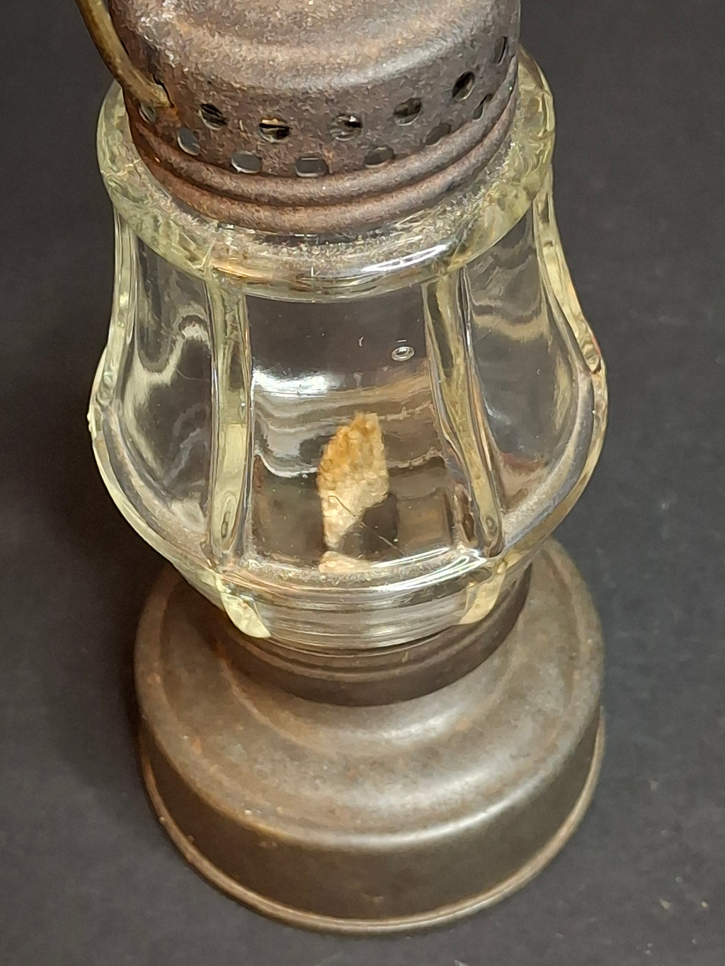 Antique PERKO Wonder Junior Skater's Lantern Perkins Marine Lamp Oil Kerosene