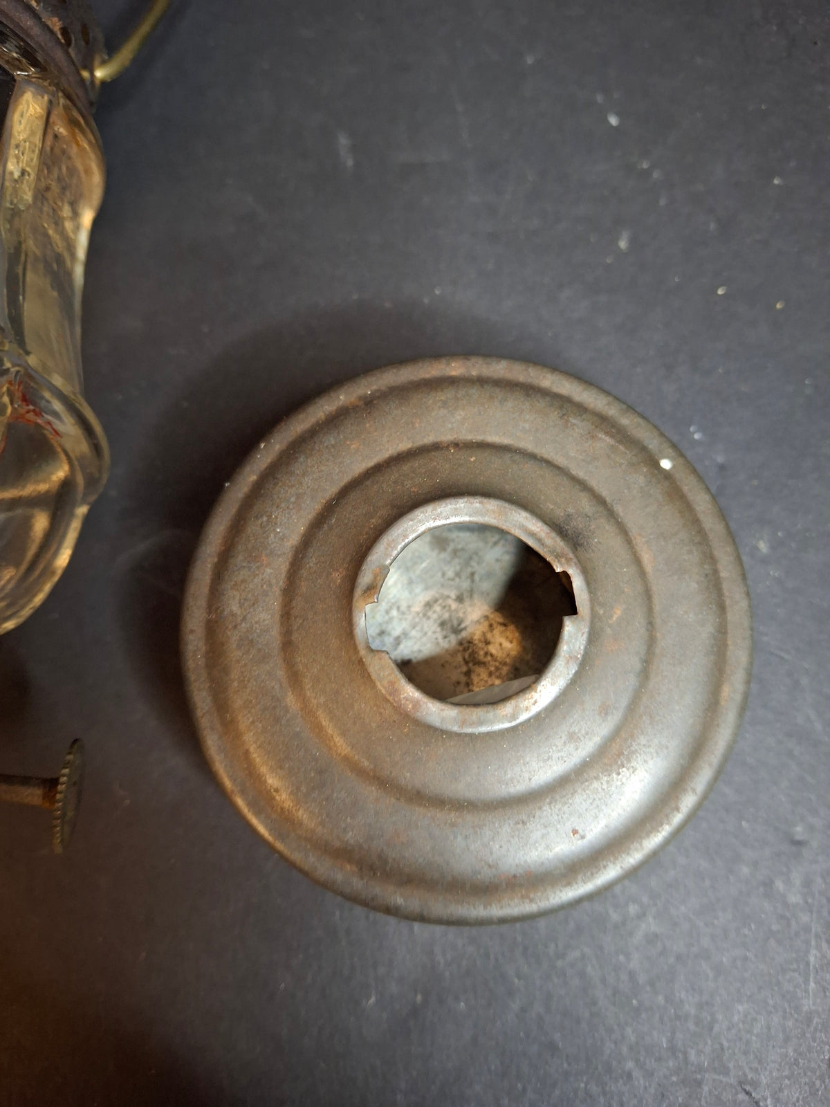 Antique PERKO Wonder Junior Skater's Lantern Perkins Marine Lamp Oil Kerosene
