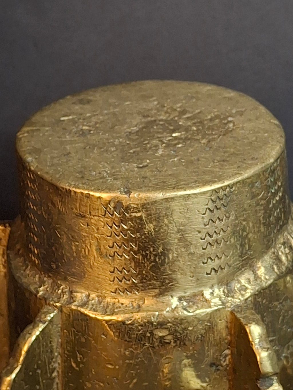 Museum Grade Antique 16th - 17th C. 18lb Bronze Mortar and Pestle Ribbed Fins Suspension Ring J Greenstein Provenance