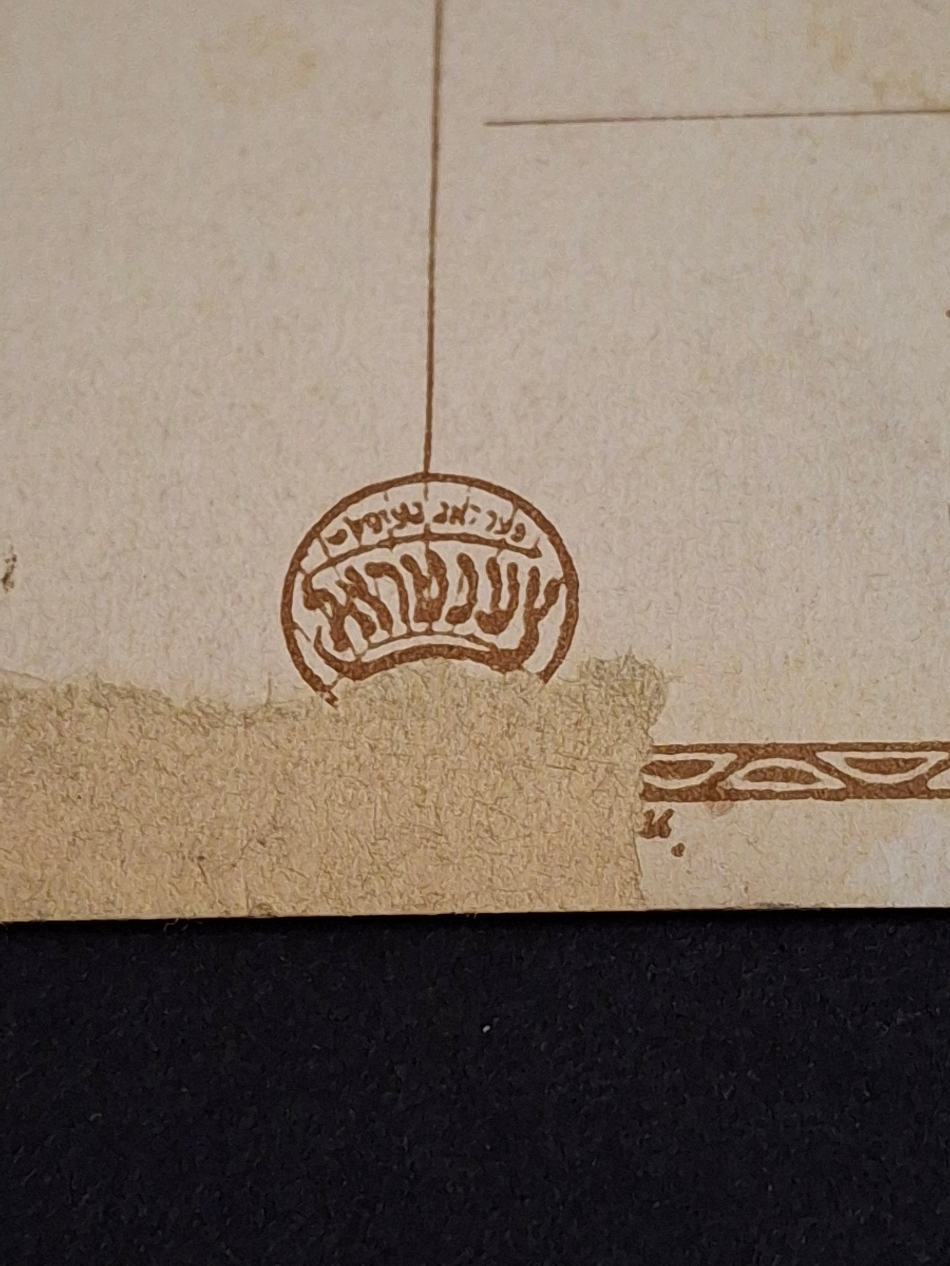 Antique 1920s Rosh Hashanah Yiddish Postcard Postal Scene Central Post Office Germany Judaica