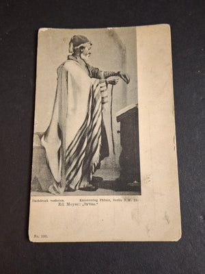 Antique Judaica Postcard Edouard Moyse Tefillin Phylacteries Kunstverlag Phonix