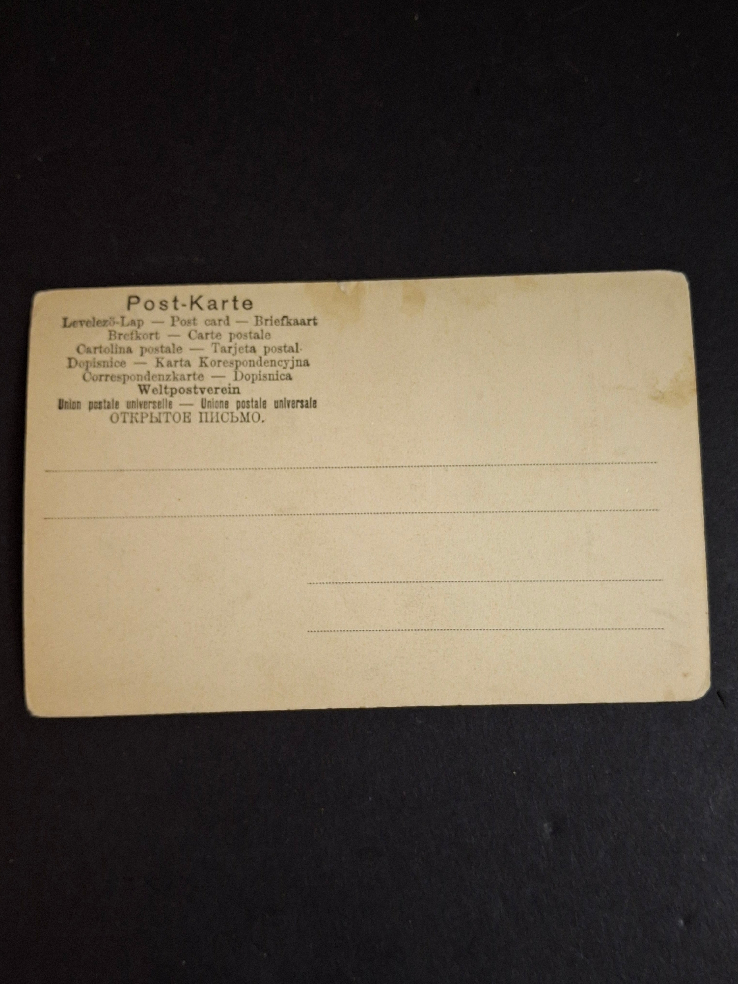 Antique Judaica Postcard Edouard Moyse Tefillin Phylacteries Kunstverlag Phonix