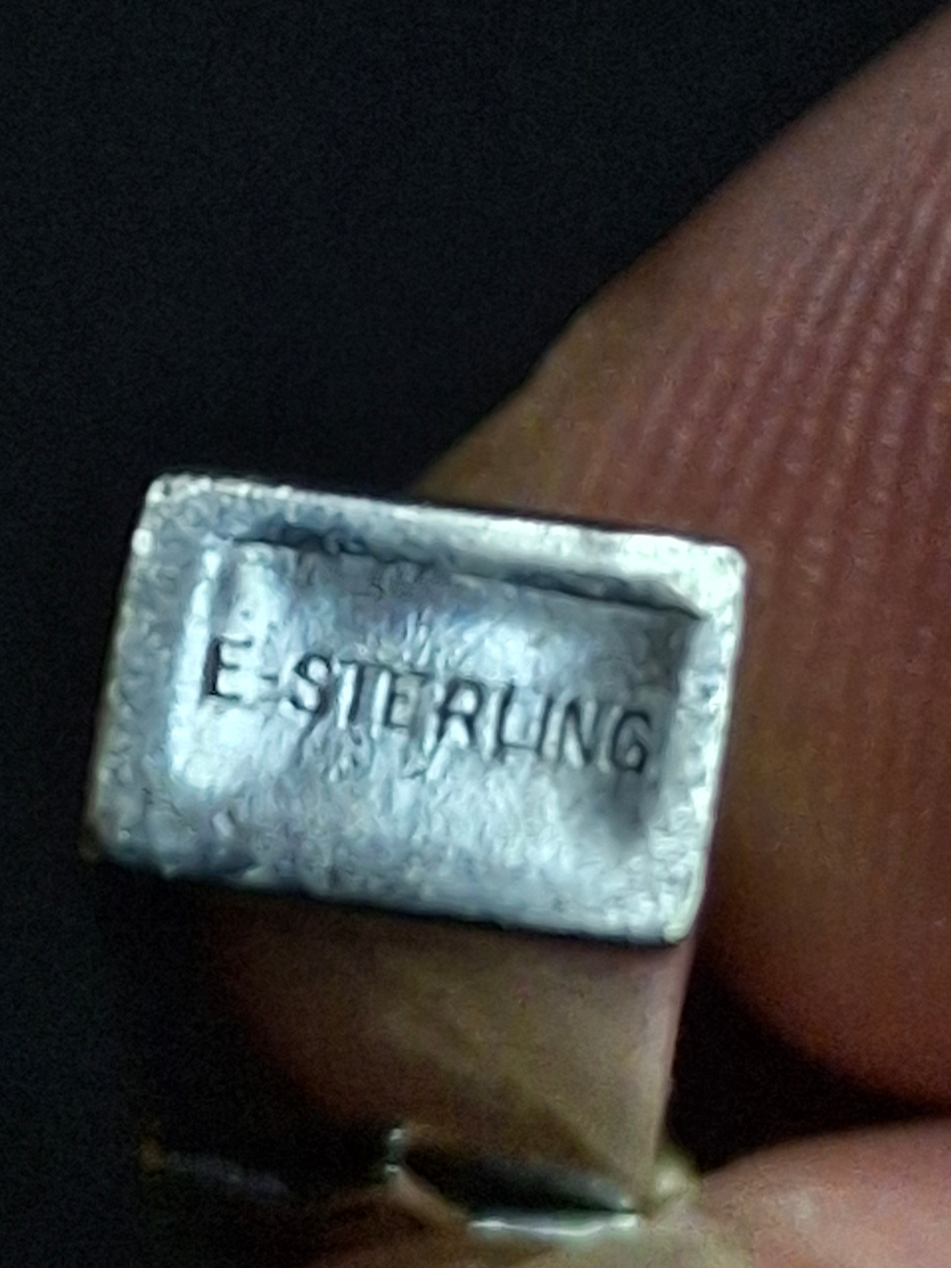 Vintage Sterling Silver Mezuzah Pendant Star of David Zion Hebrew Judaica Charm