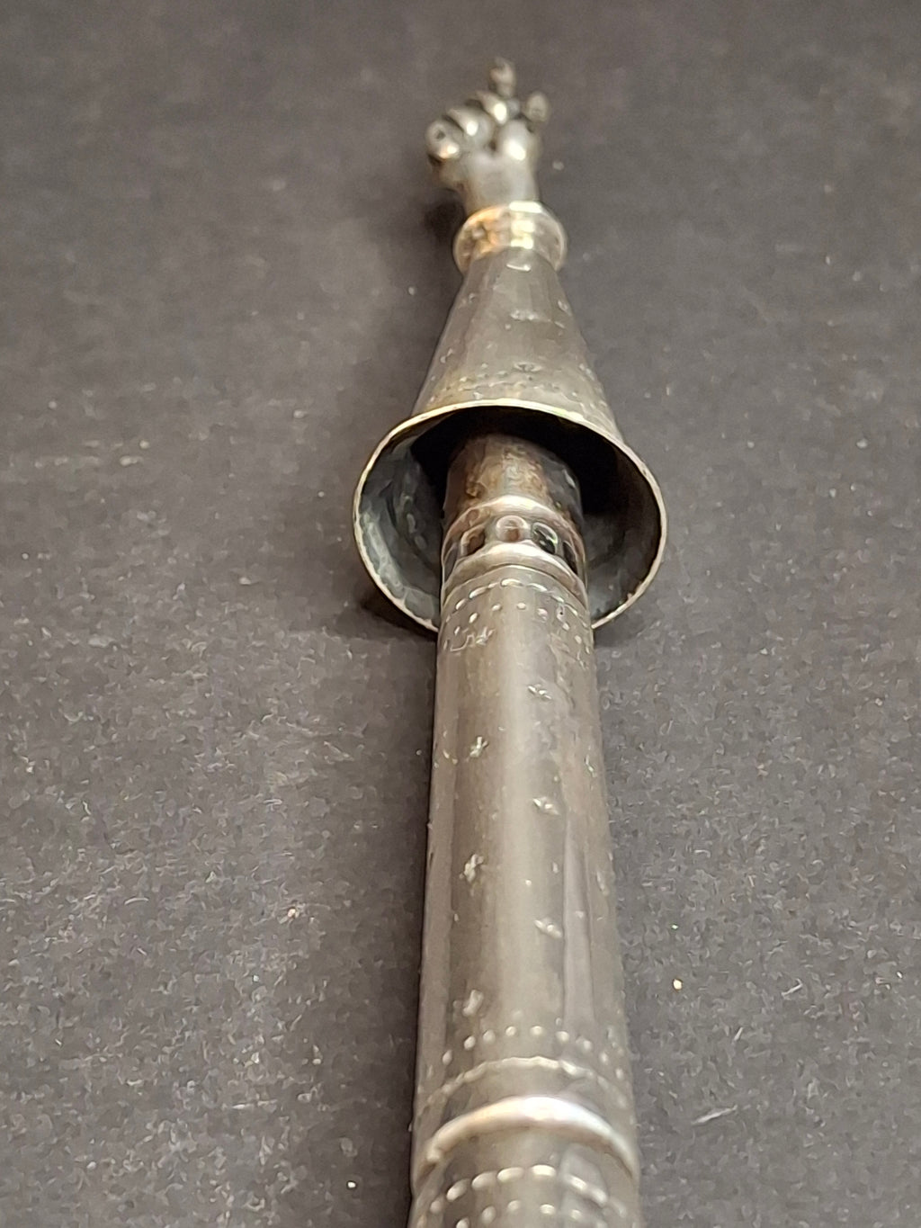 Rare Antique 19th Century 13 Loth Silver Torah Pointer Yad Austro Hungarian Judaica 72g