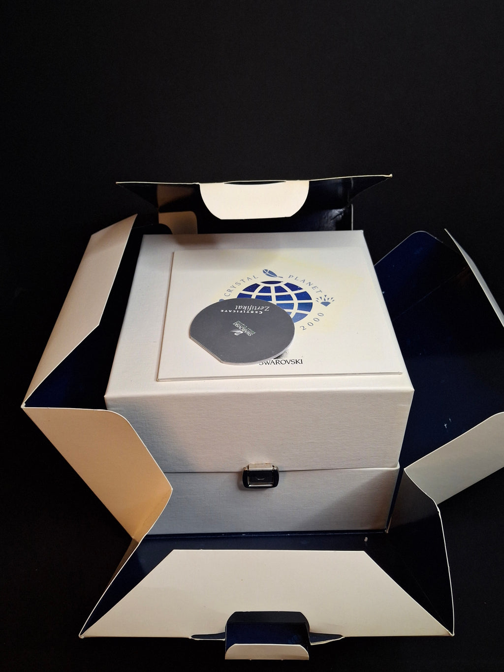 Swarovski Crystal Planet 2000 Peace Dove Figurine #238985 Full Double Boxed MIB COA