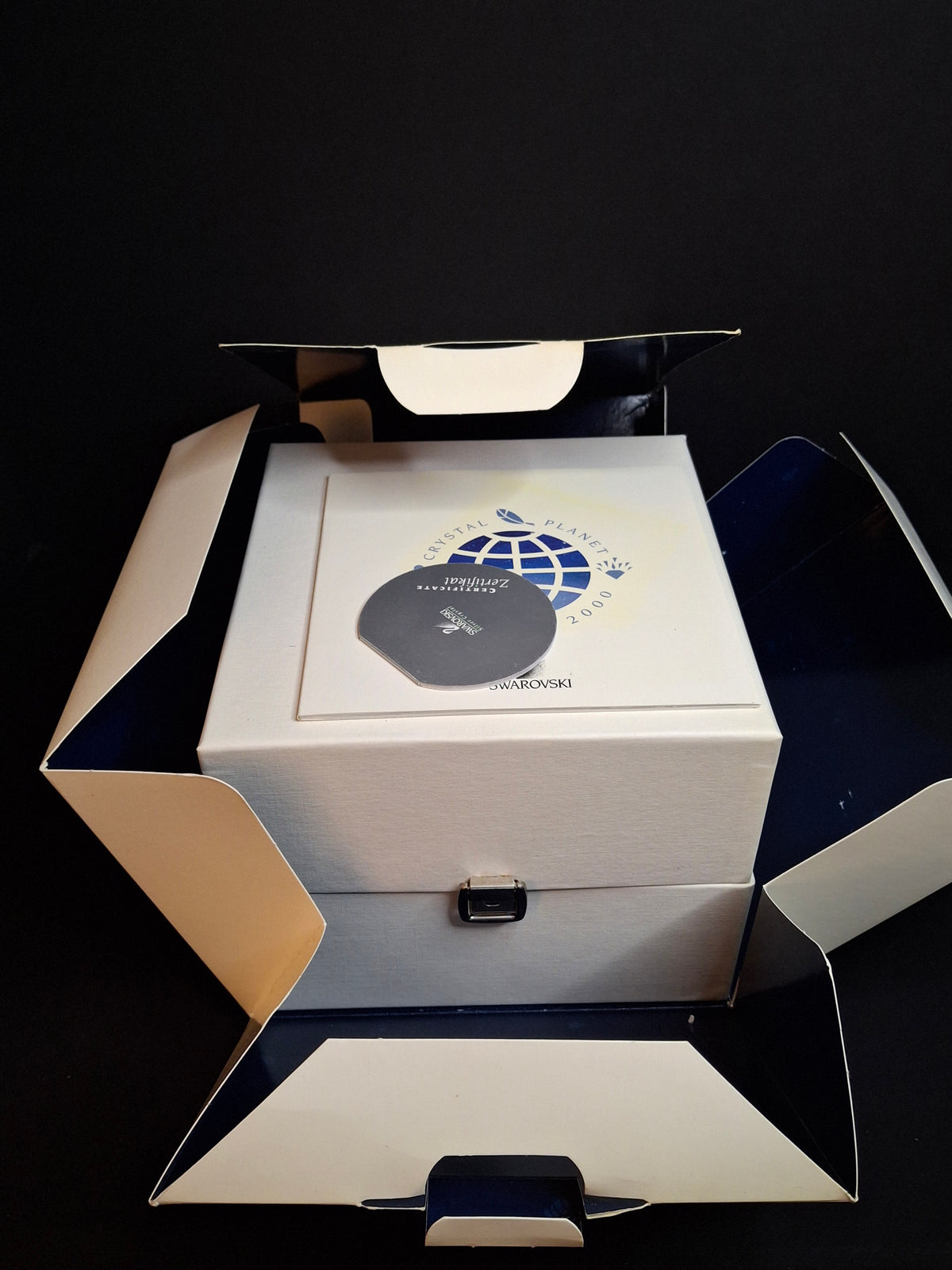 Swarovski Crystal Planet 2000 Peace Dove Figurine #238985 Full Double Boxed MIB COA