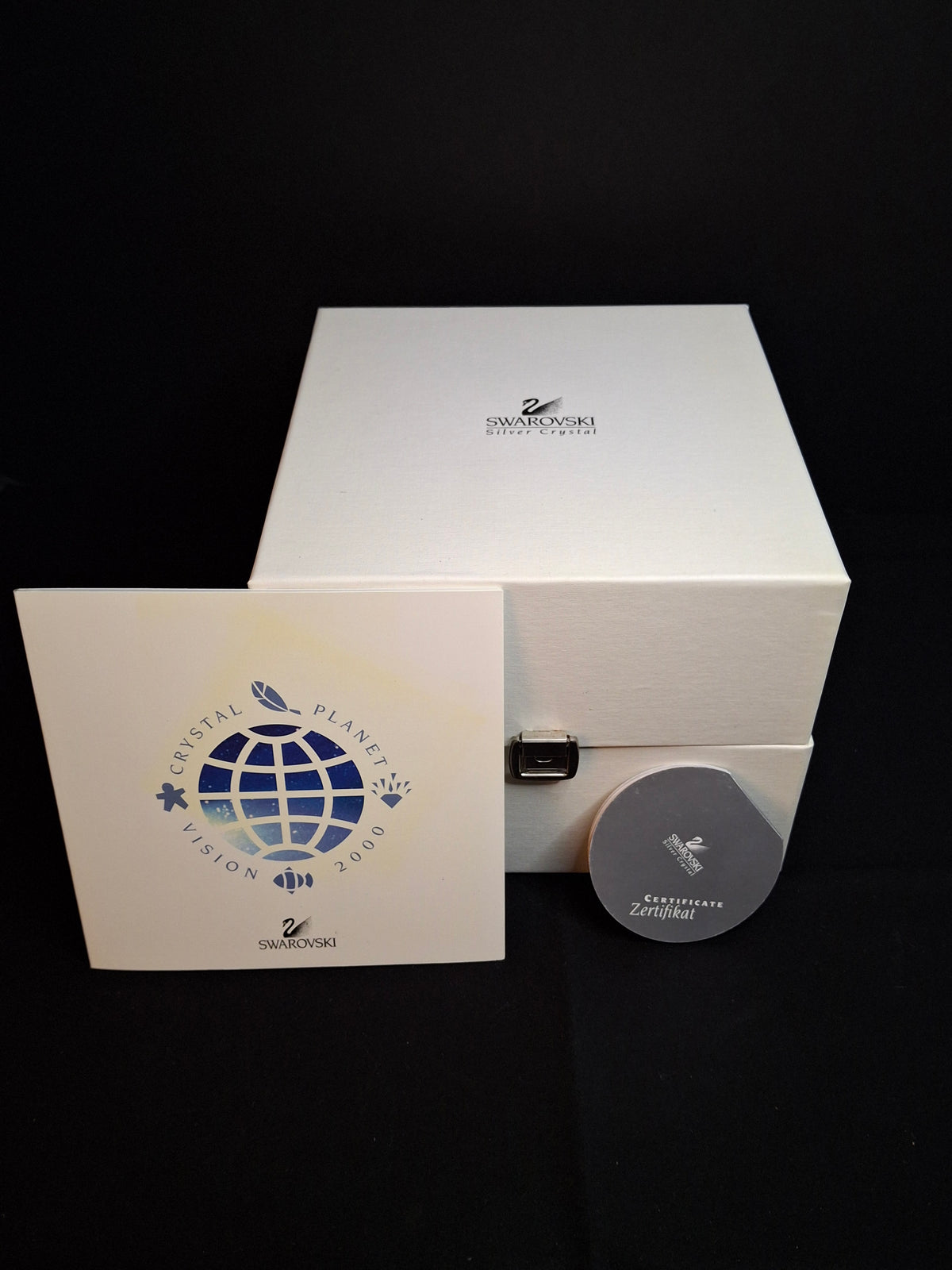 Swarovski Crystal Planet 2000 Peace Dove Figurine #238985 Full Double Boxed MIB COA