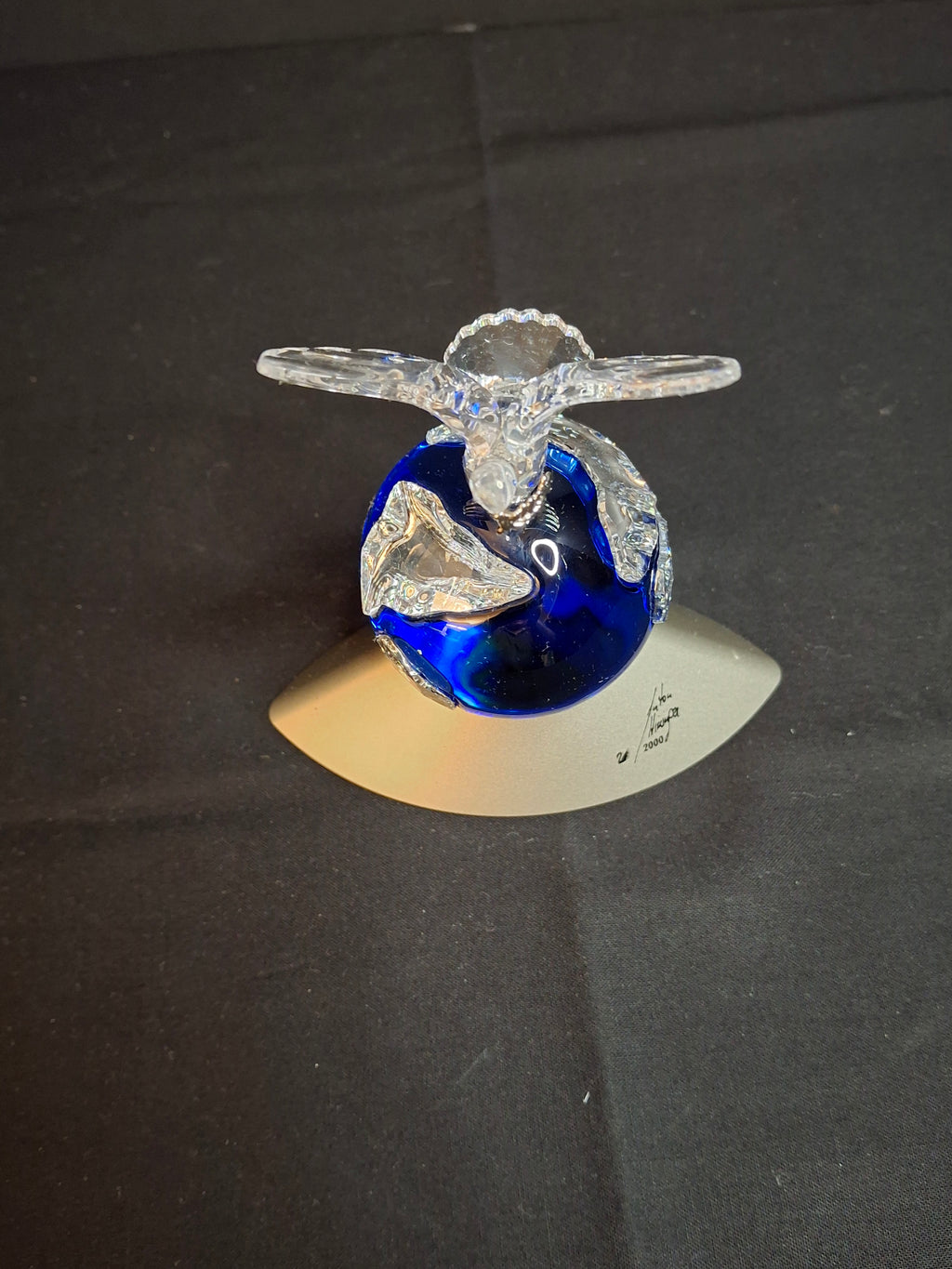 Swarovski Crystal Planet 2000 Peace Dove Figurine #238985 Full Double Boxed MIB COA