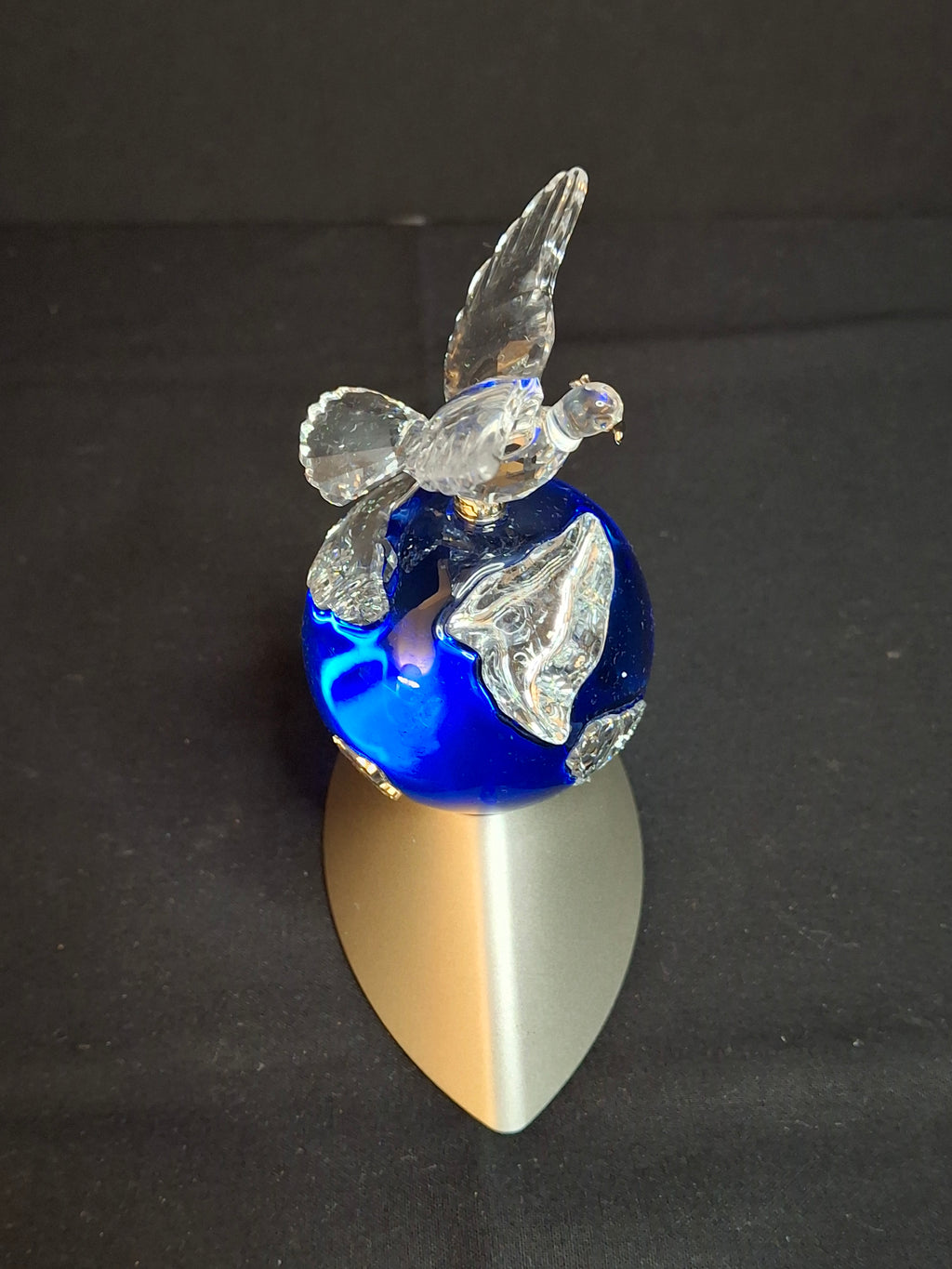 Swarovski Crystal Planet 2000 Peace Dove Figurine #238985 Full Double Boxed MIB COA