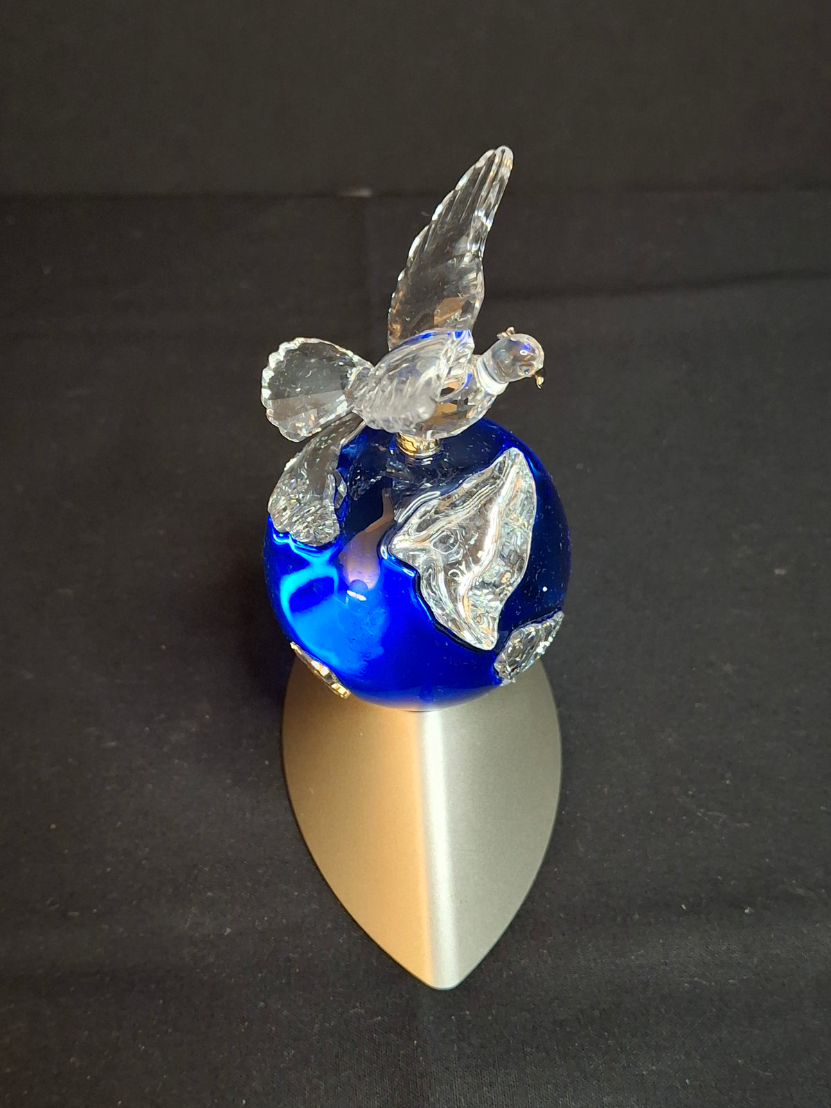 Swarovski Crystal Planet 2000 Peace Dove Figurine #238985 Full Double Boxed MIB COA