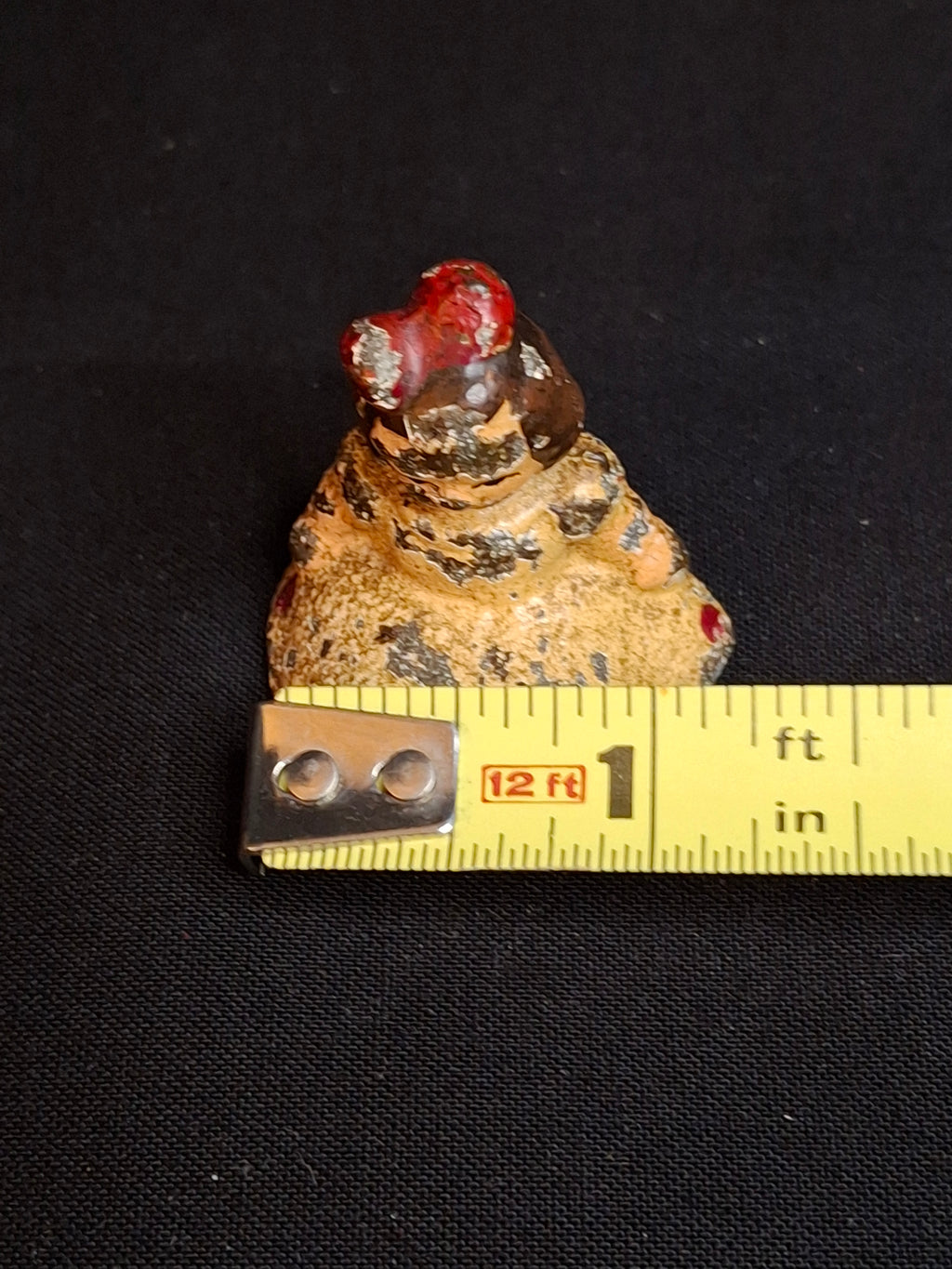 Antique Hubley Cast Iron Sitting Girl Paperweight Figurine Original Paint circa 1920s
