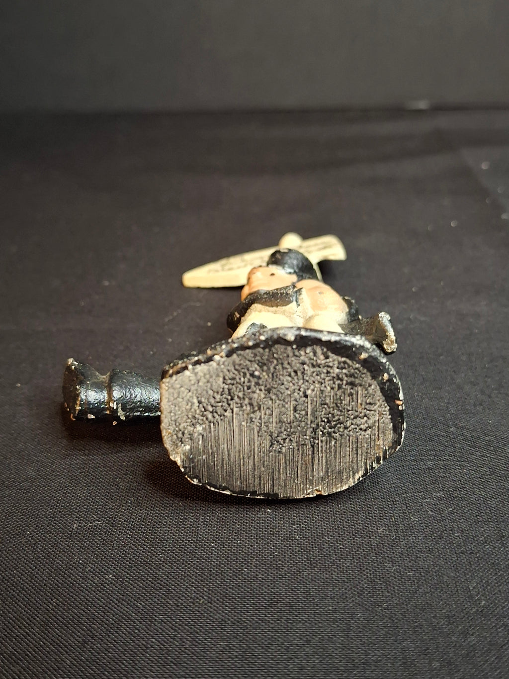 Vintage Cast Iron Drunk Man Bourbon Street New Orleans Lamp Post Bottle Opener