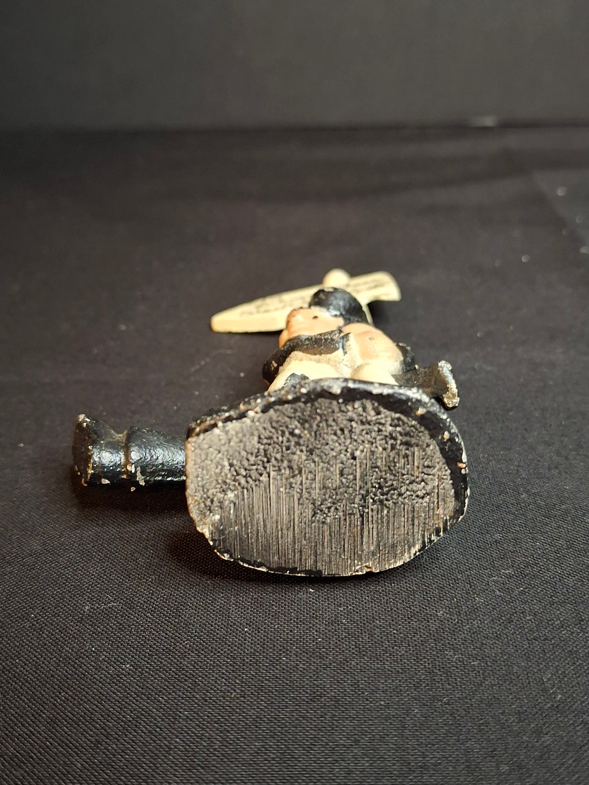 Vintage Cast Iron Drunk Man Bourbon Street New Orleans Lamp Post Bottle Opener