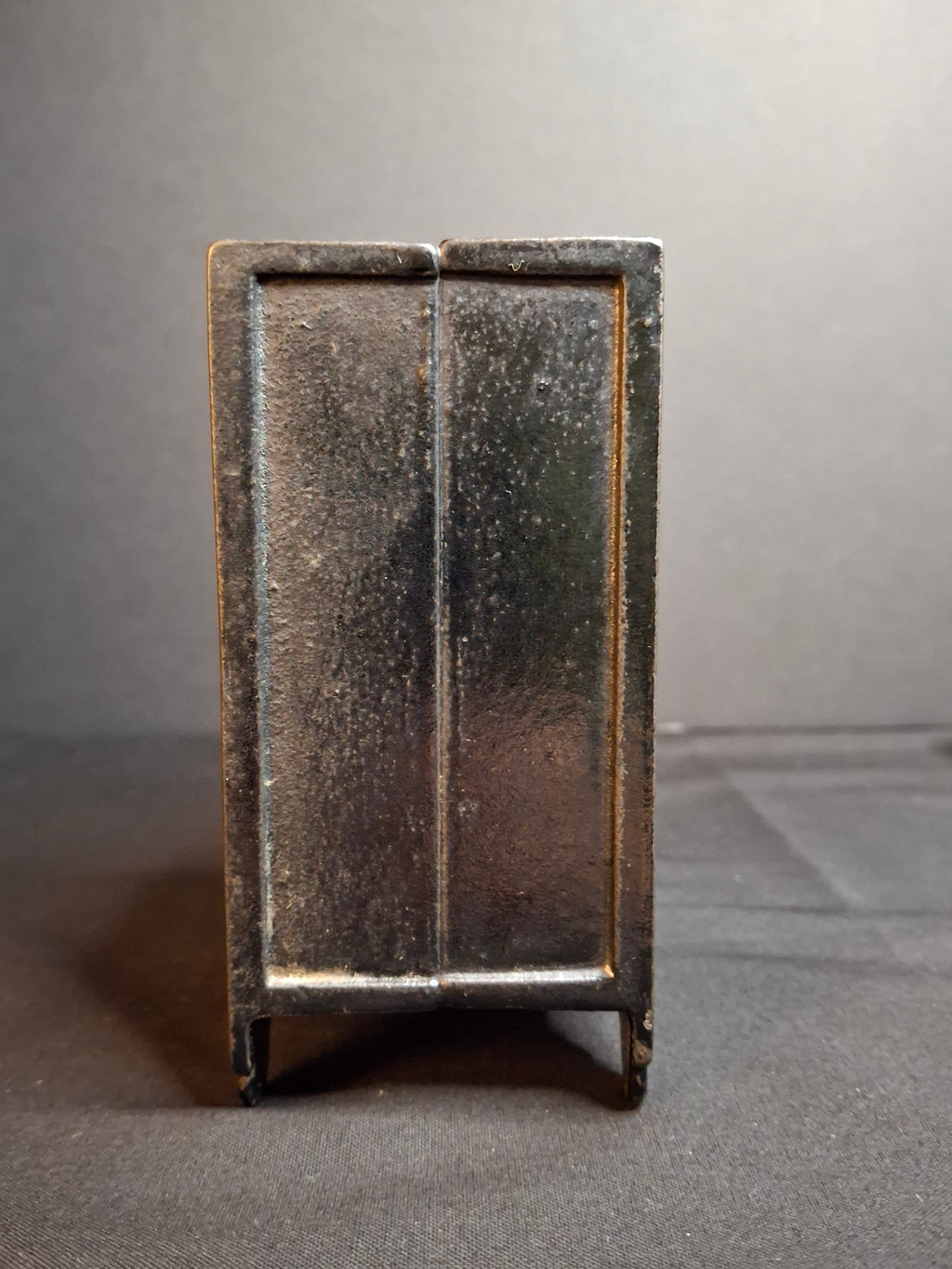 Antique Kyser & Rex Cast Iron Red Door Security Safe Deposit Combination Still Bank c. 1885
