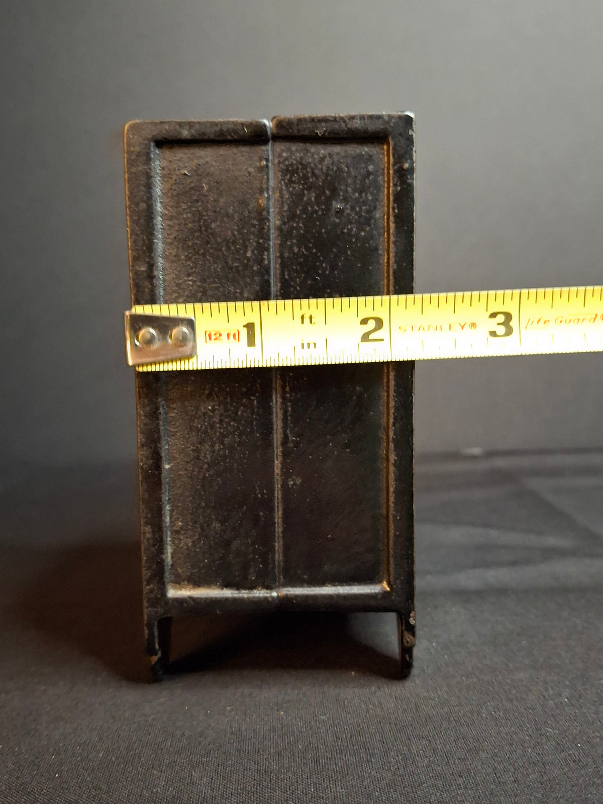 Antique Kyser & Rex Cast Iron Red Door Security Safe Deposit Combination Still Bank c. 1885