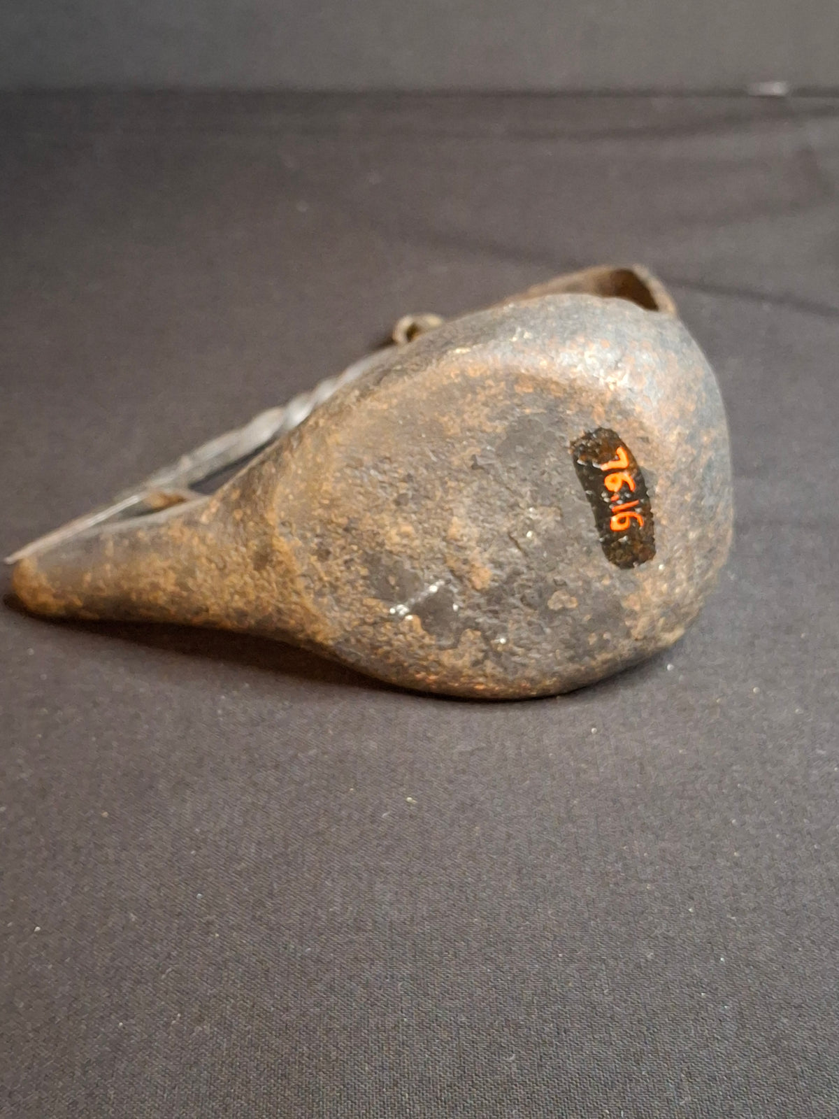 Antique 18th to Early 19th Century Hand Forged Wrought Iron Crusie Pan Fat Grease Lamp Pick Wick Hook
