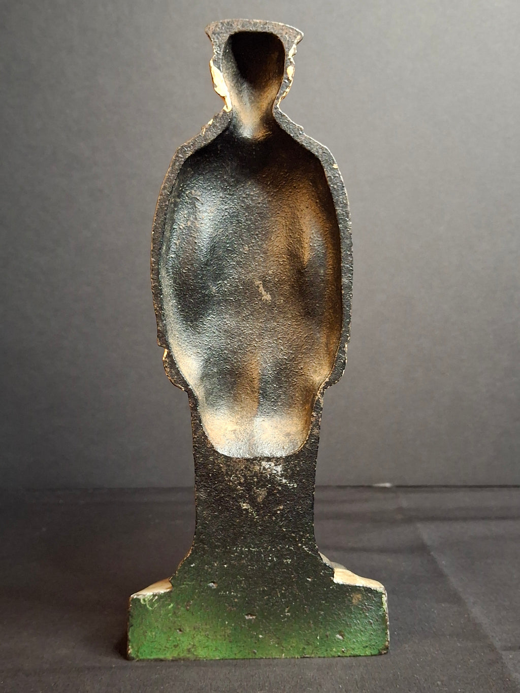 Antique Littco Cast Iron Sailor Doorstop Original Paint 1920s Navy Figure