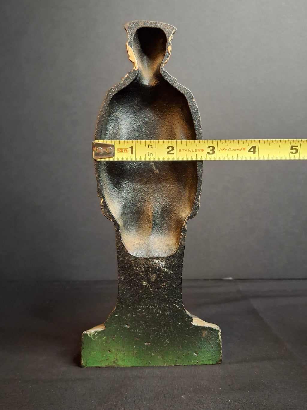 Antique Littco Cast Iron Sailor Doorstop Original Paint 1920s Navy Figure