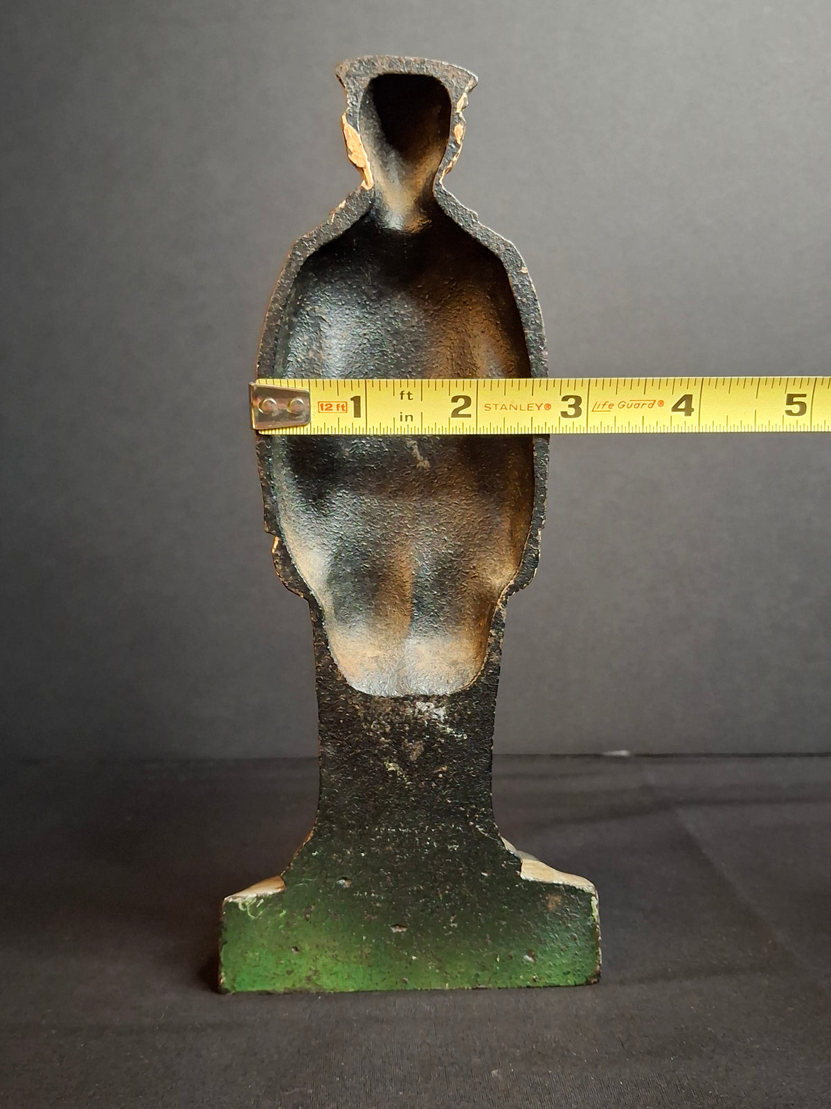 Antique Littco Cast Iron Sailor Doorstop Original Paint 1920s Navy Figure