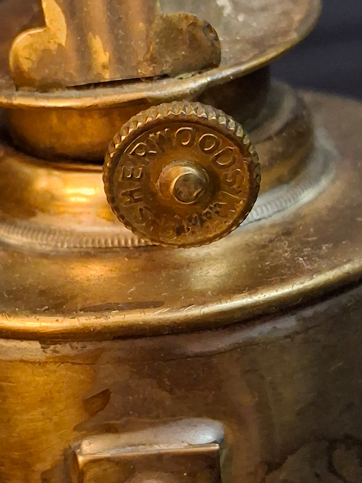Antique Brass Onion Globe Ship Marine Lantern Sherwoods Burner c. 1870s Matthew J King Provenance