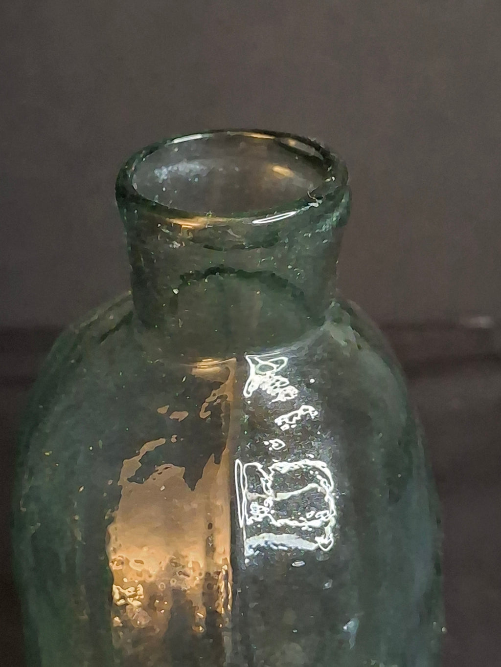 Antique Albany Glass Works Historical Flask GI-28 Steamboat Sailboat Aqua Glass 1840s