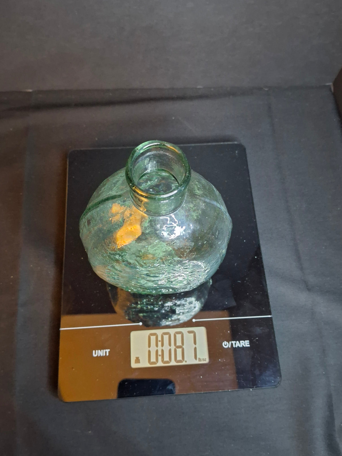 Antique Albany Glass Works Historical Flask GI-28 Steamboat Sailboat Aqua Glass 1840s