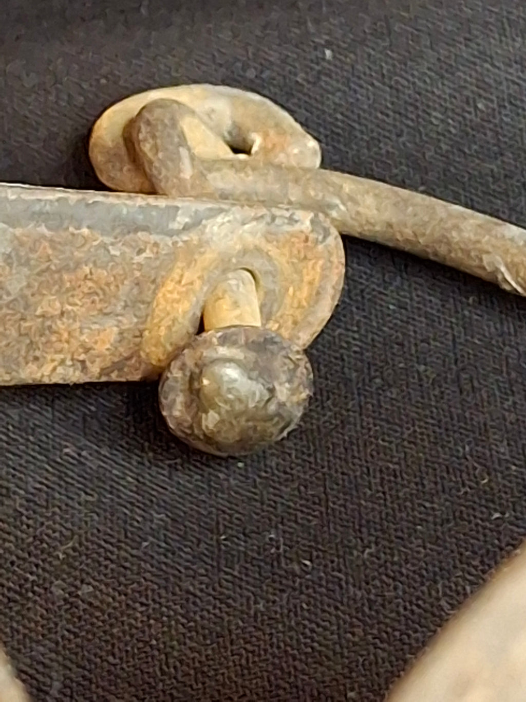 Antique 18th C Tin Betty Lamp Primitive Hand Wrought Grease Fat Oil Light Hook Pick