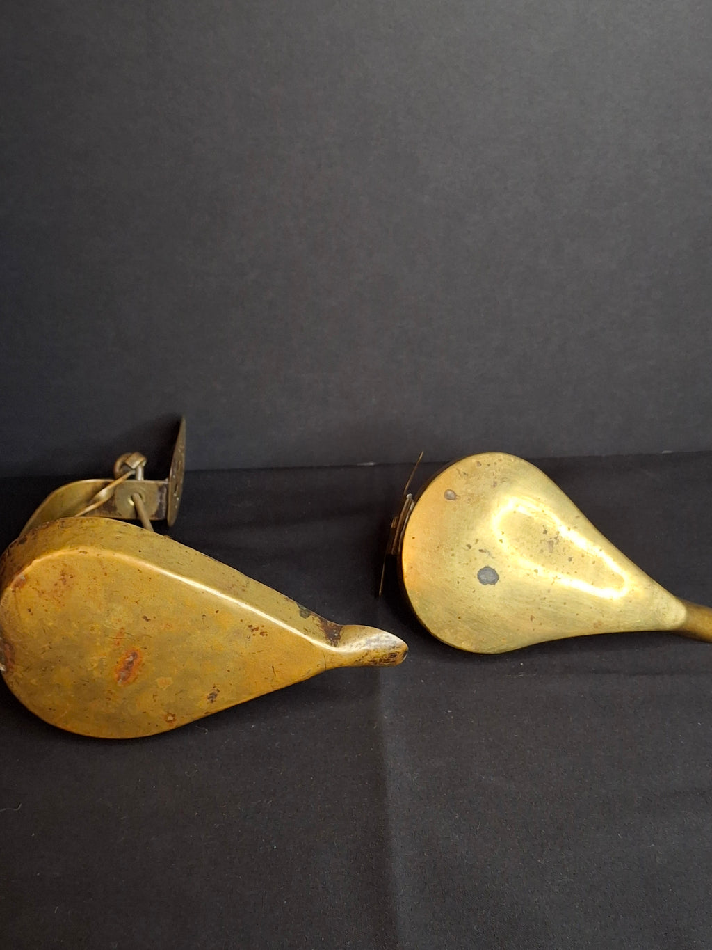 18th Century RARE MUSEUM GRADE Antique Huge Brass Double Cruise Crusie Phoebe Lamp 8.5" Pierced Backplate Marked