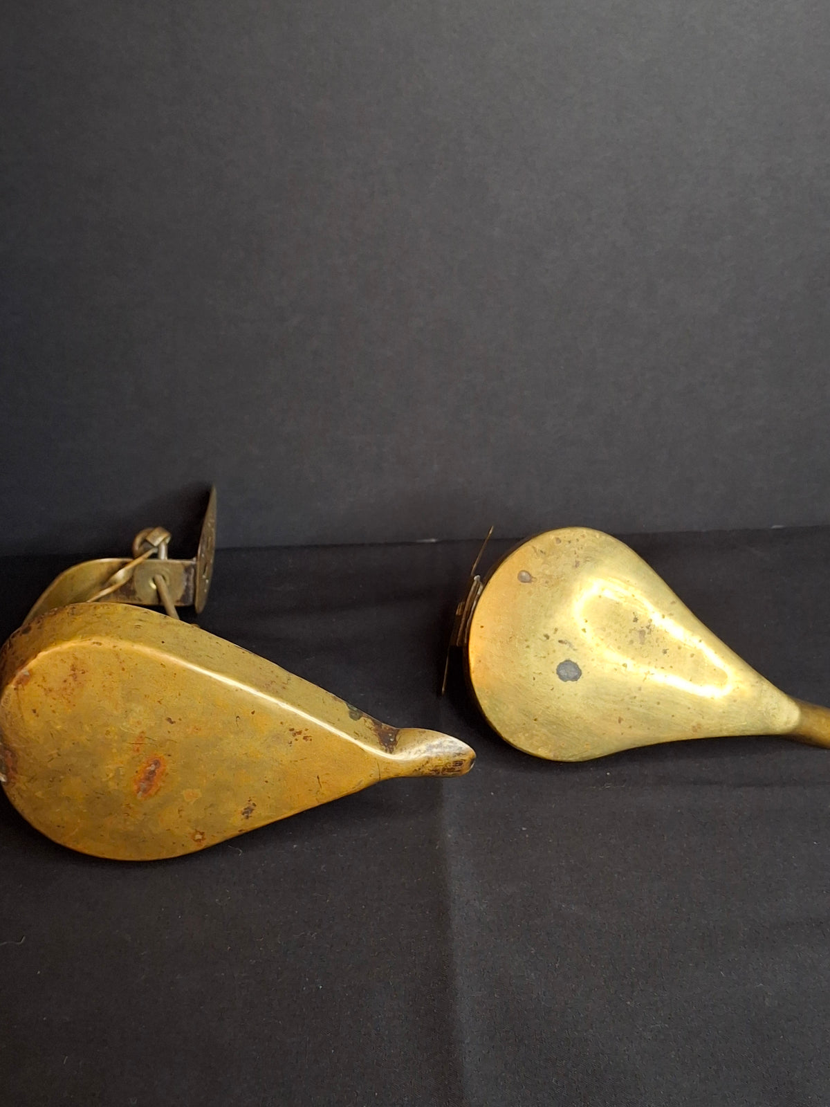 18th Century RARE MUSEUM GRADE Antique Huge Brass Double Cruise Crusie Phoebe Lamp 8.5" Pierced Backplate Marked