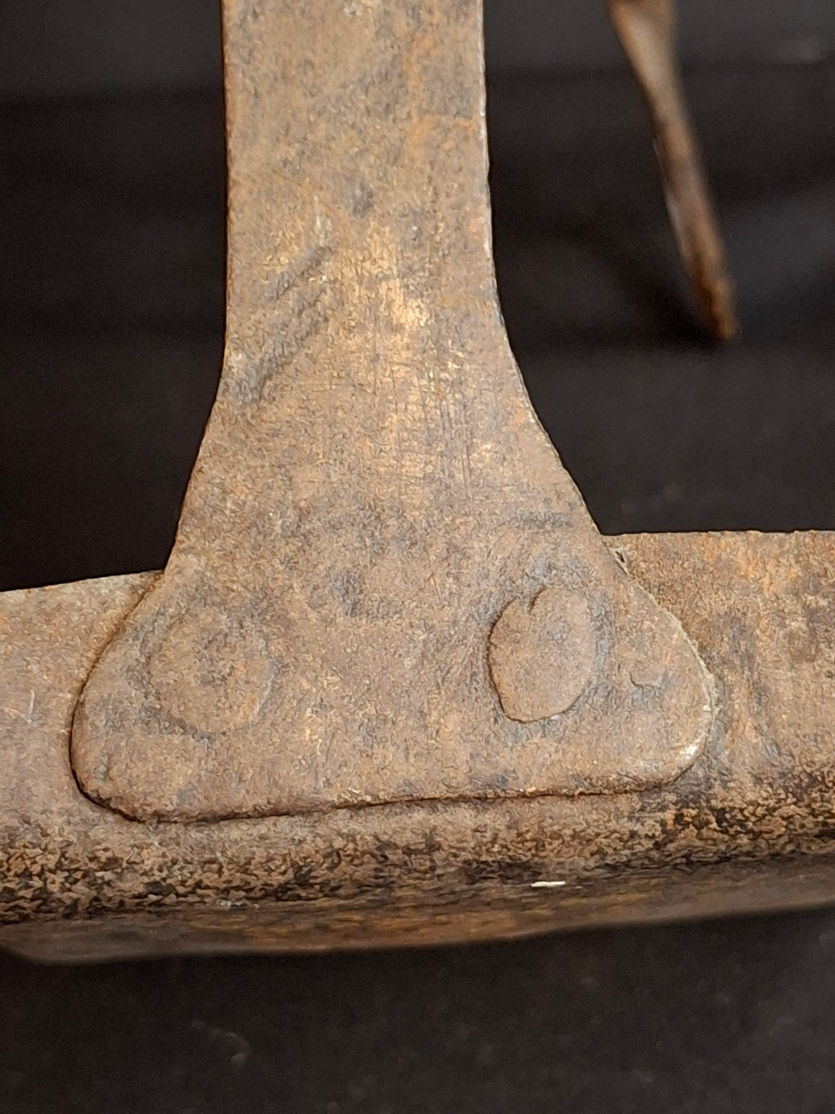 18th Century Hand Forged Wrought Iron 4-Wick Fat Lamp Primitive Square Lard Grease Crusie