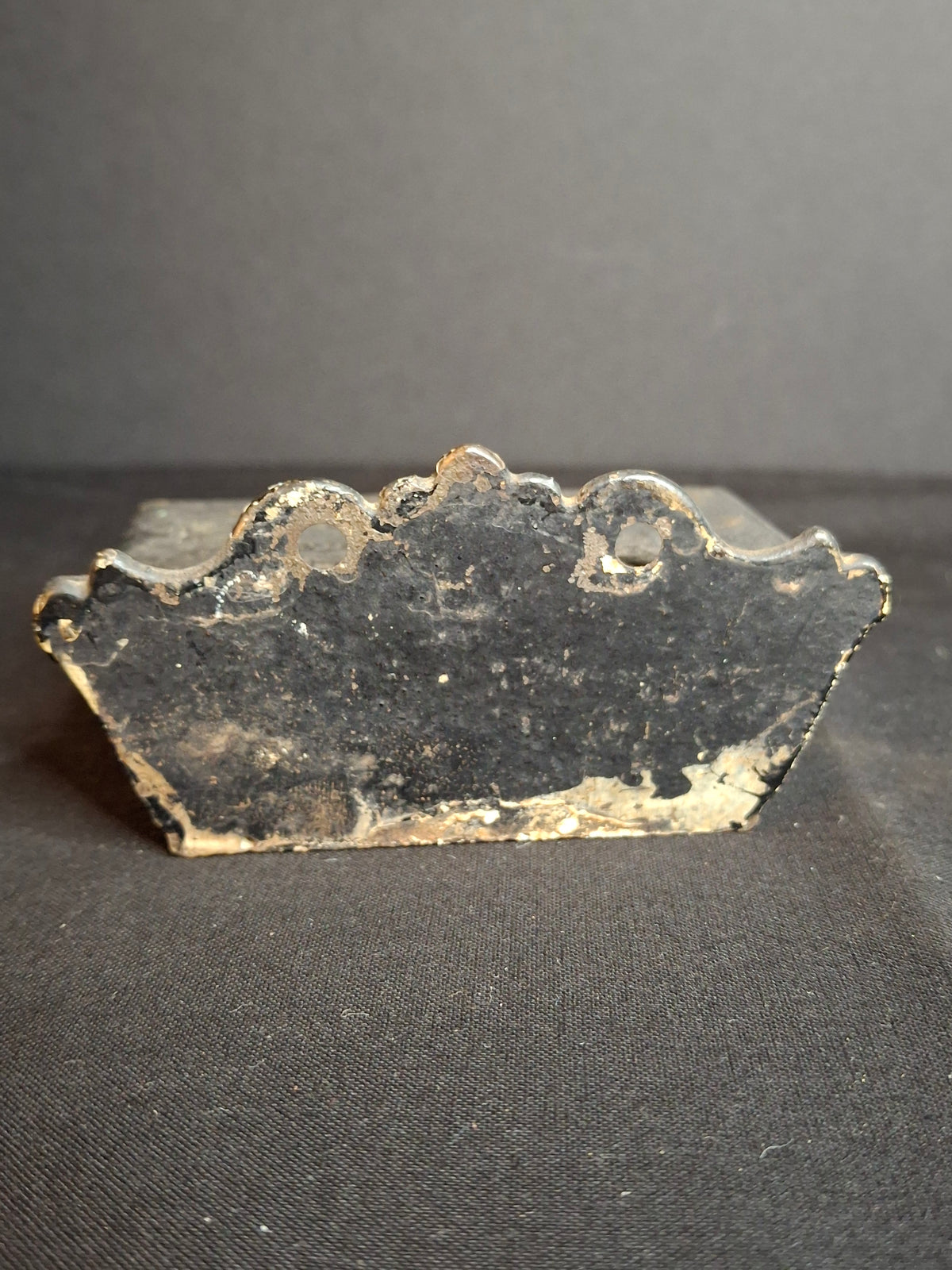 Antique Cast Iron Wall Self Closing Match Safe Box Sargent & Co New Haven CT