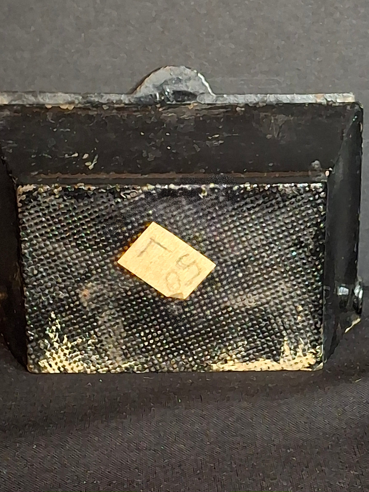 Antique Cast Iron Wall Self Closing Match Safe Box Sargent & Co New Haven CT