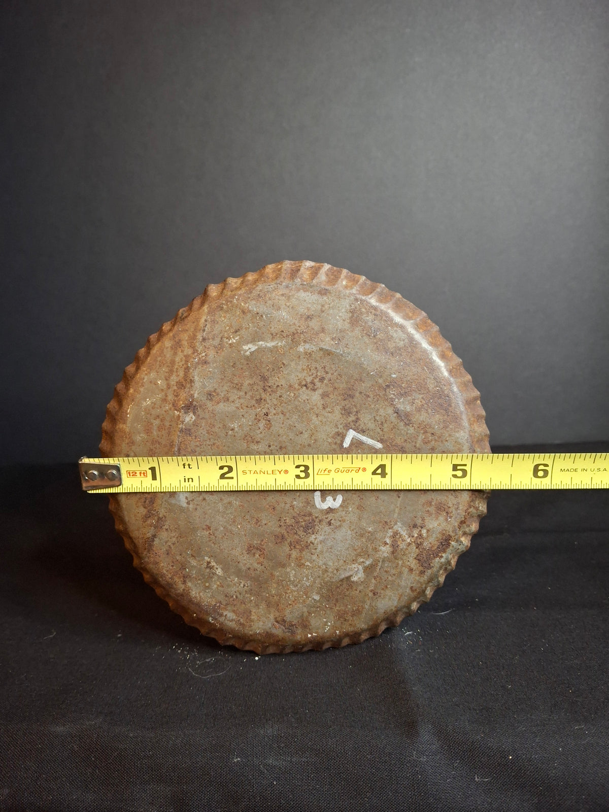 Antique Rare 19th Century Sheet Tin Betty Lamp Integrated Saucer Stand Primitive Fat Lard Grease Oil Lamp