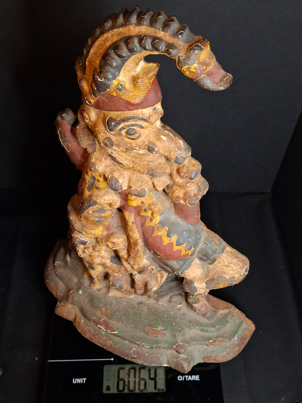 Pair Of Antique Cast Iron Punch & Judy Figural Doorstops – Circa 1920s 11 lbs - Matthew J King Collection