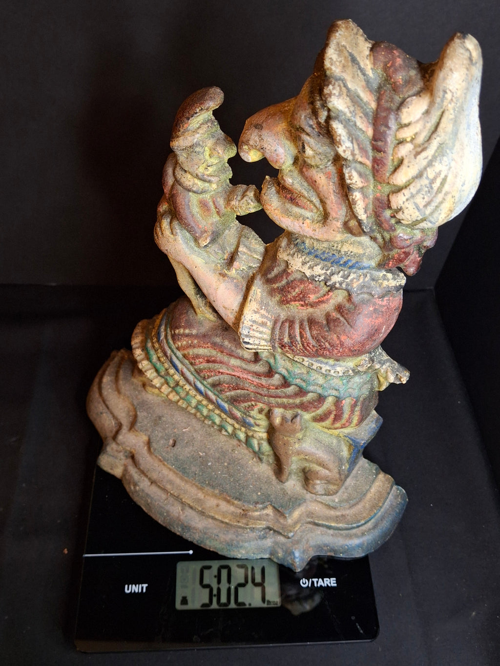 Pair Of Antique Cast Iron Punch & Judy Figural Doorstops – Circa 1920s 11 lbs - Matthew J King Collection