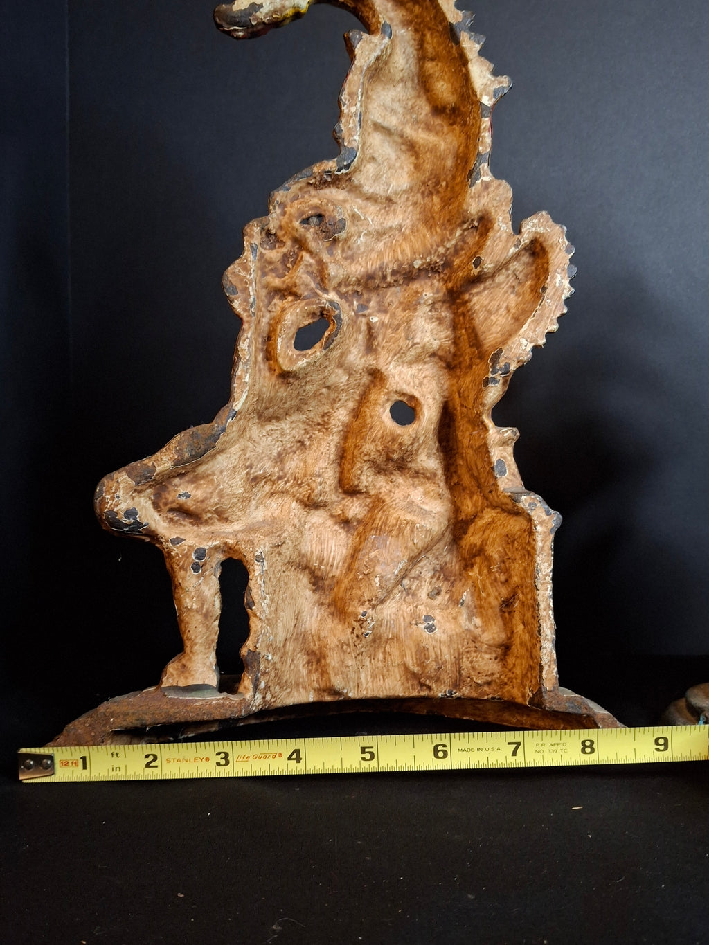Pair Of Antique Cast Iron Punch & Judy Figural Doorstops – Circa 1920s 11 lbs - Matthew J King Collection