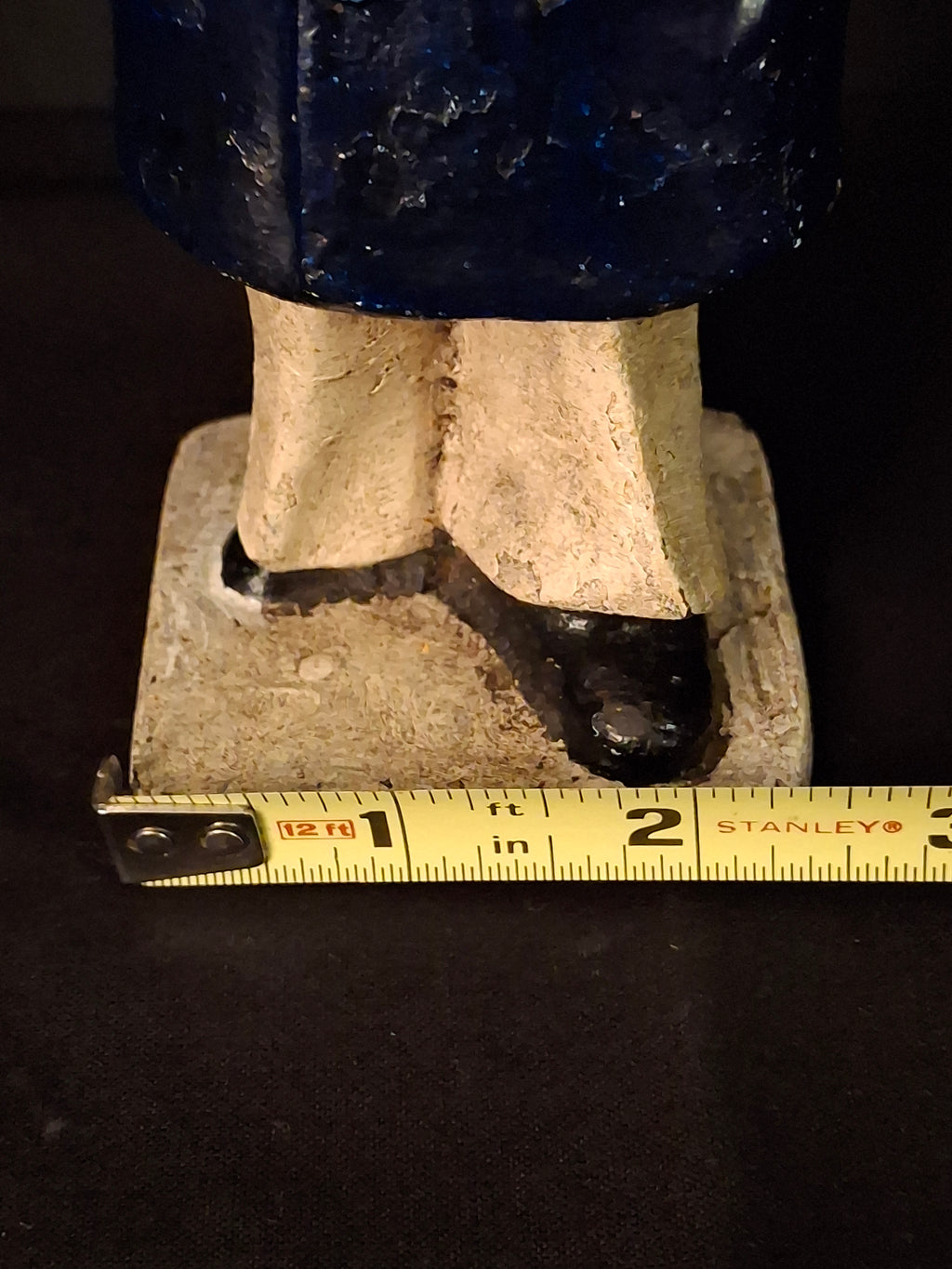 Rare Antique Cast Iron Sea Captain Doorstop 1930s Hubley Littco Naval Bridge Officer Commander