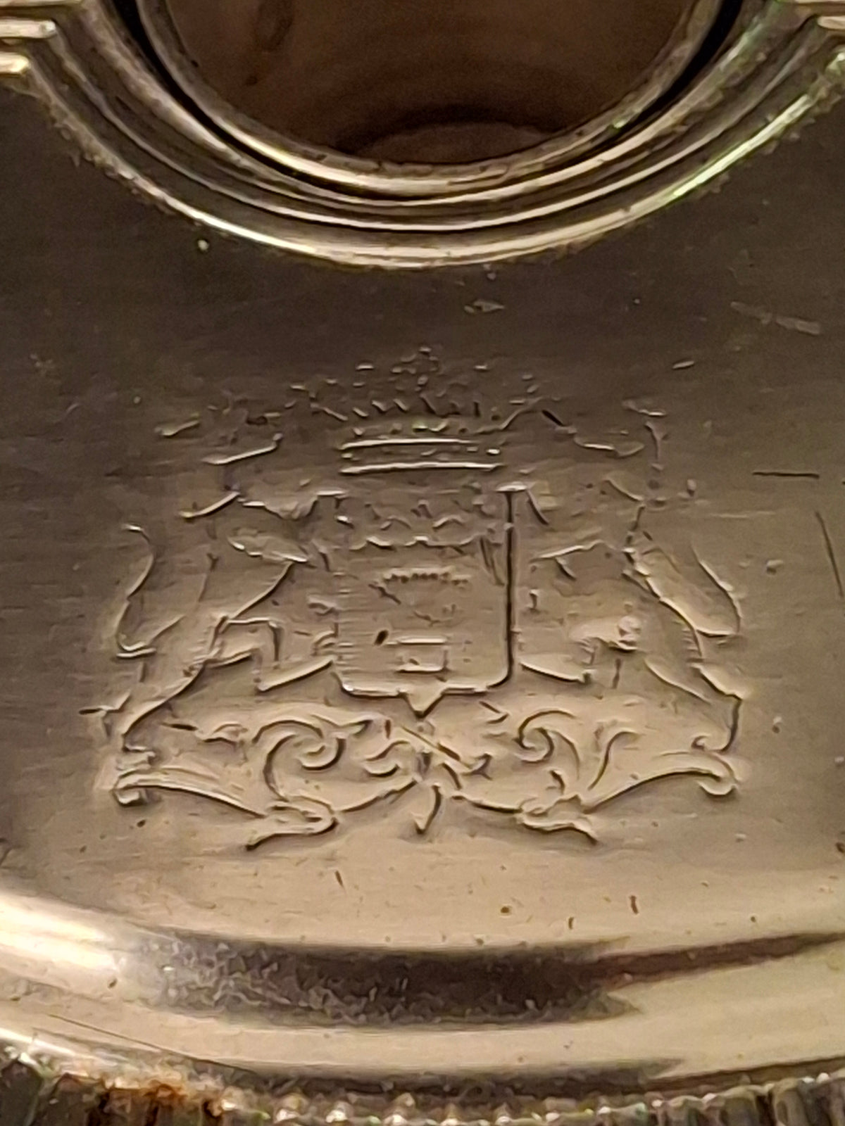 Vintage Silver Plated Havdalah Compendium Spice Box Candle Holder Lions Crest 344