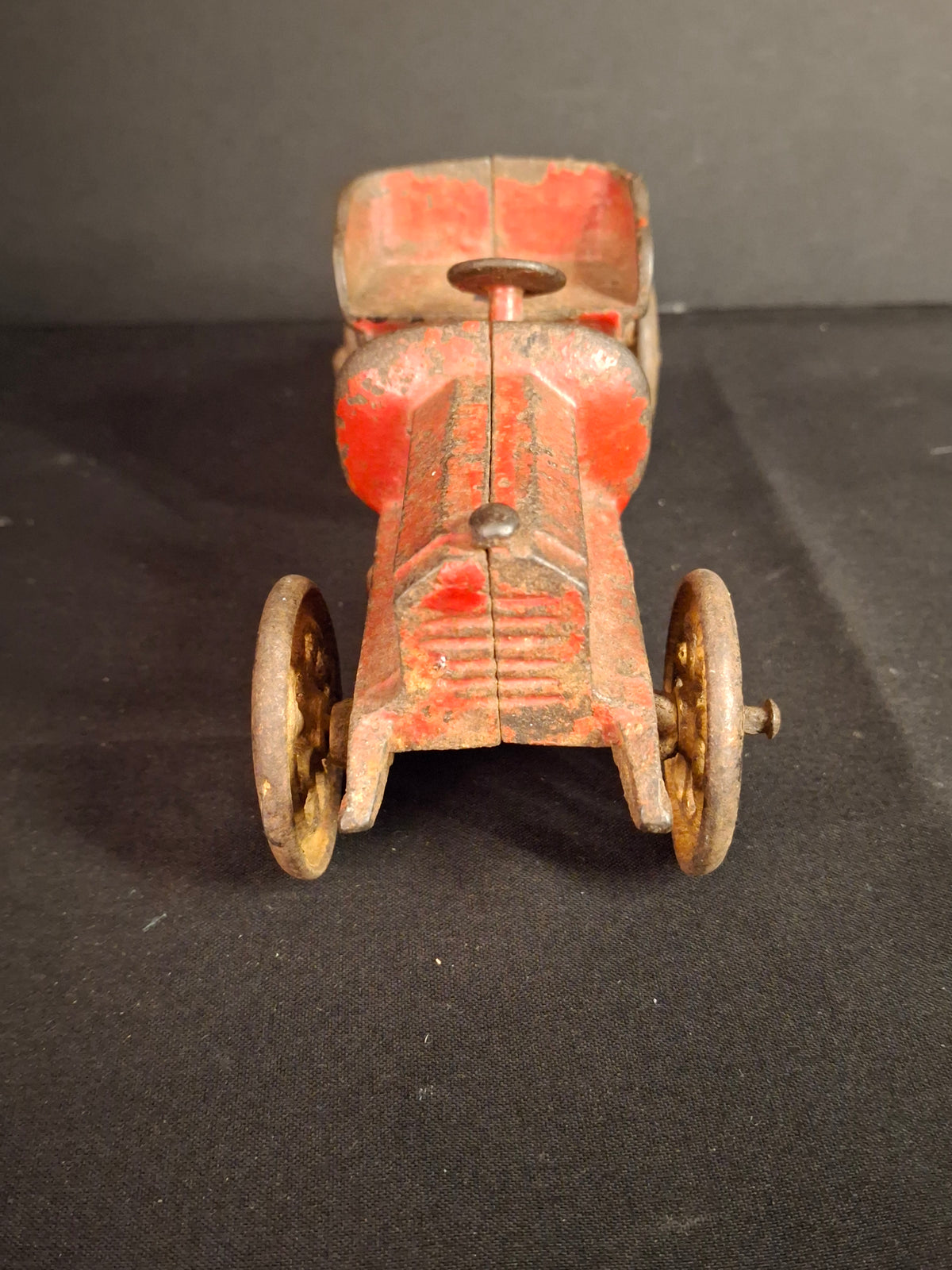 1920s A.C. Williams Cast Iron Roadster Runabout Speedster Toy Car Original Paint